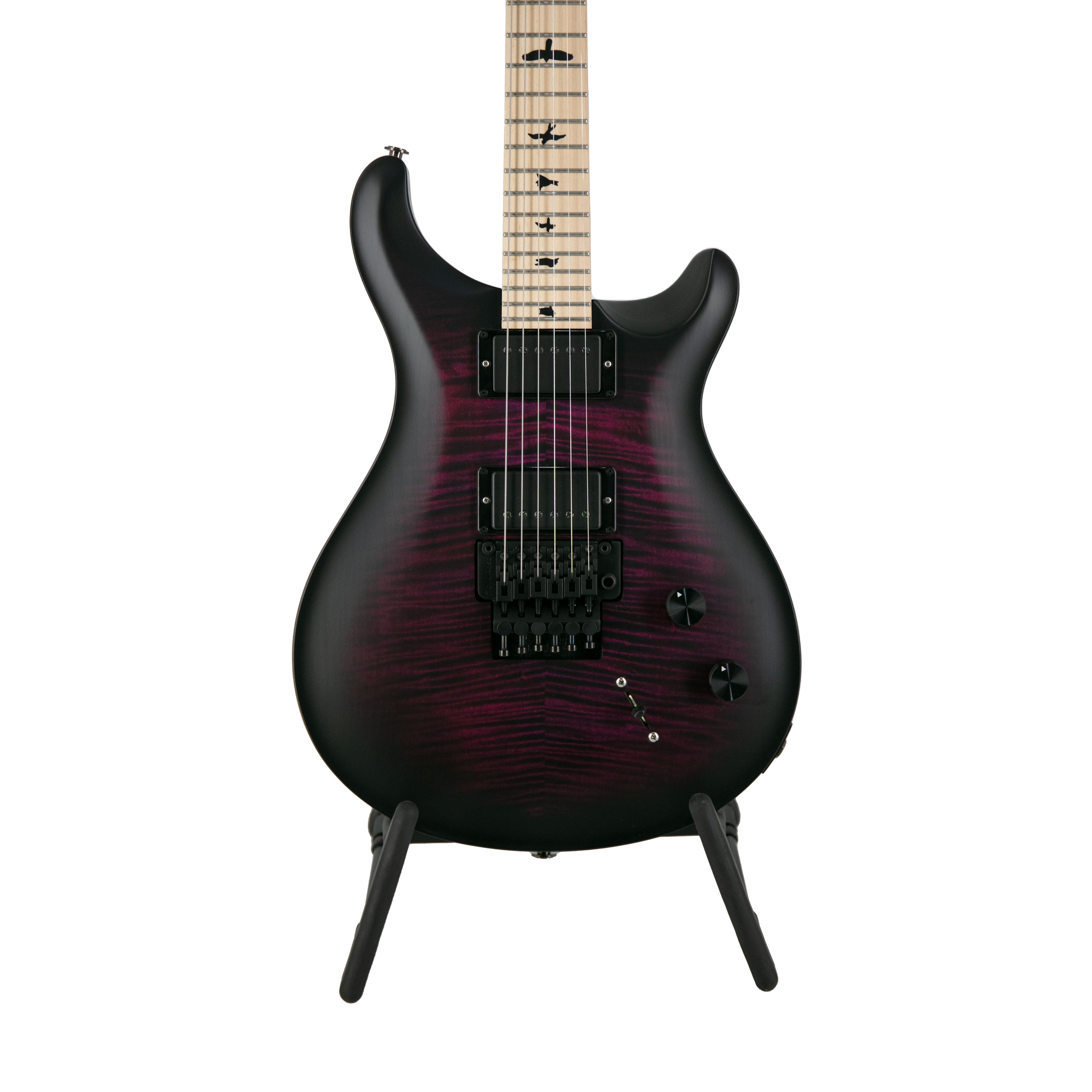 PRS Dustie Waring CE24 Floyd Electric Guitar w/Bag, Custom Color, Red - Zoso Music