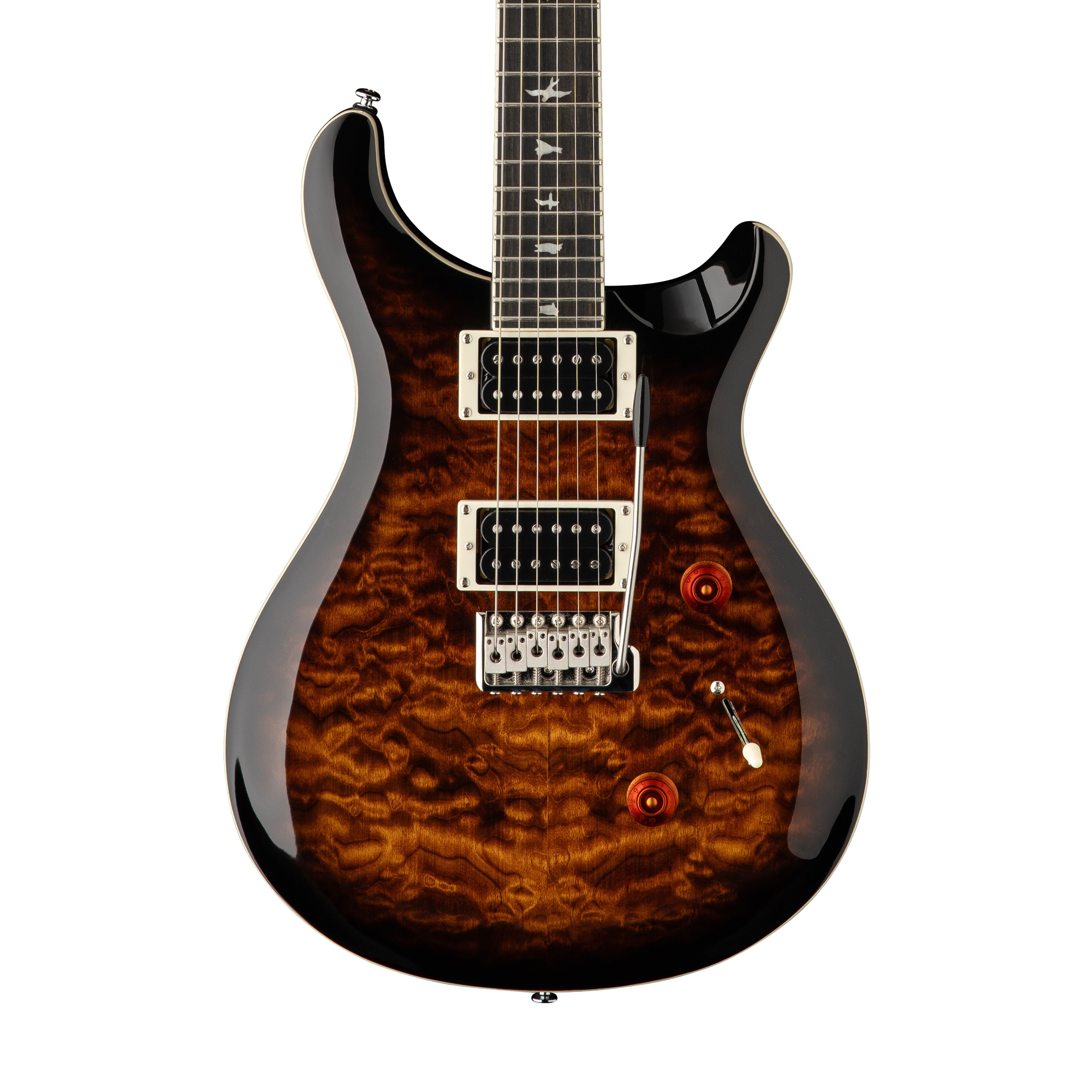 PRS SE Custom 24 Electric Guitar w/Quilt Package, Black Gold Sunburst |  PRS |  ELECTRIC GUITAR |  Zoso Music