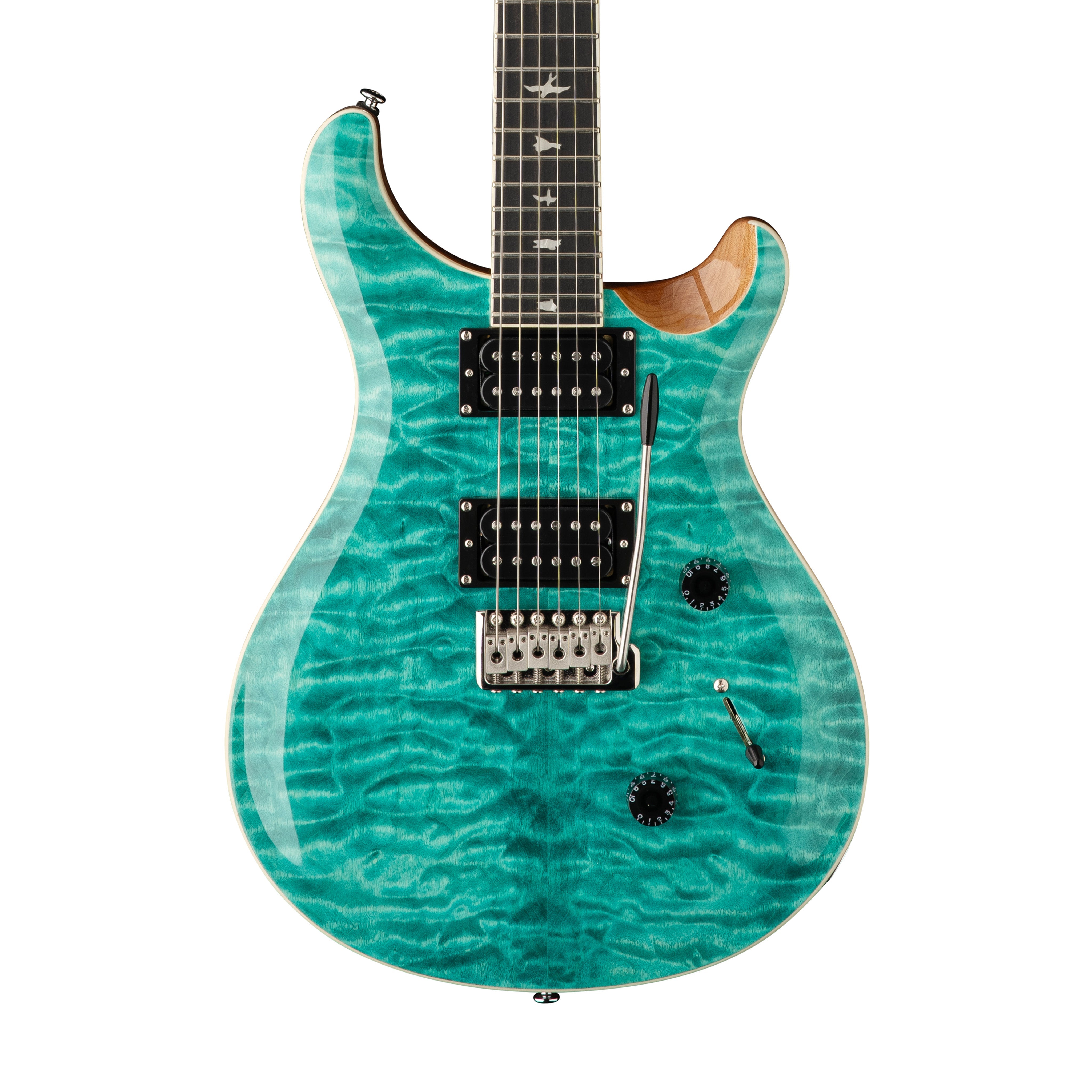 PRS SE Custom 24 Electric Guitar w/Quilt Package, Turquoise | Zoso Music Sdn Bhd