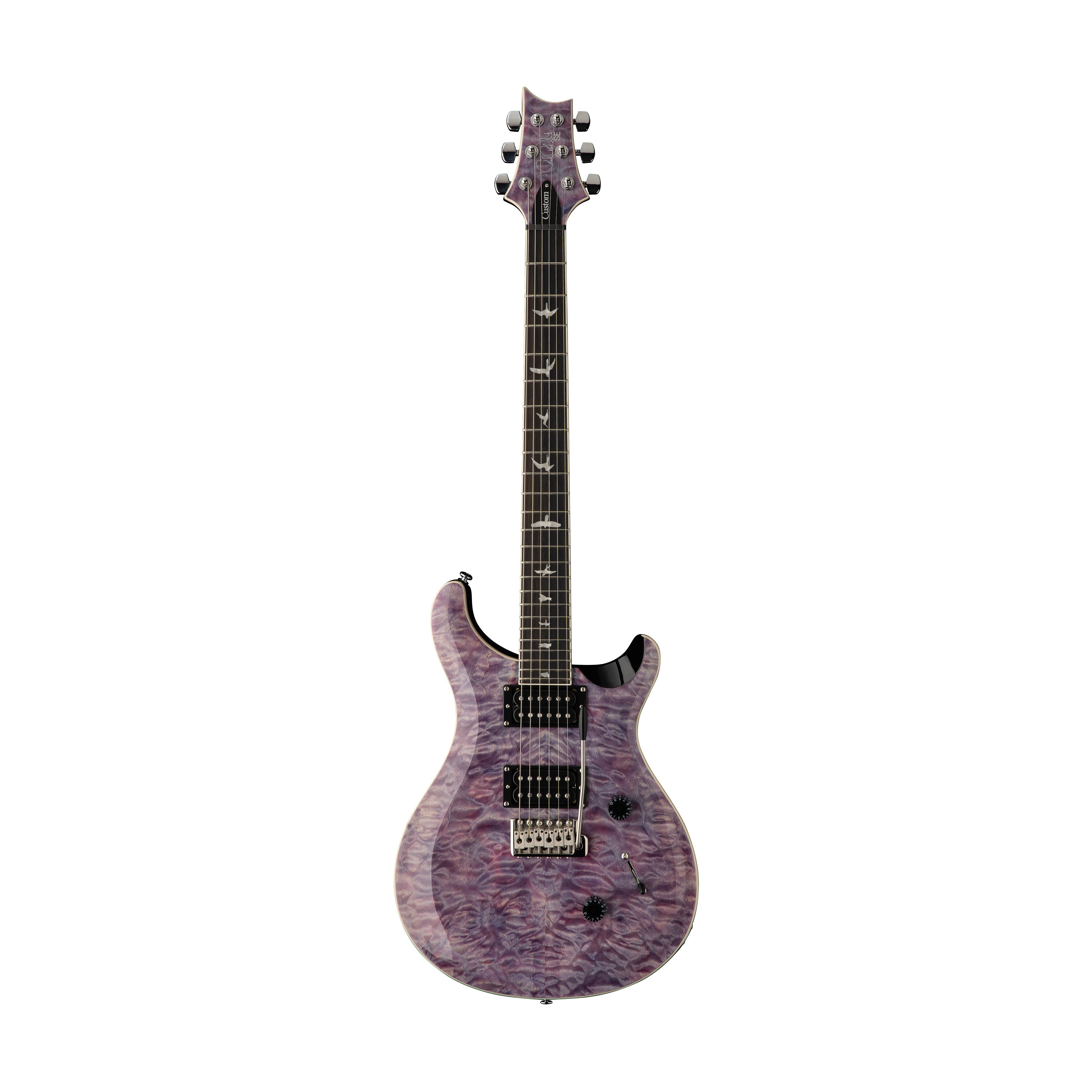 PRS SE Custom 24 Electric Guitar w/Quilt Package, Violet |  PRS |  ELECTRIC GUITAR |  Zoso Music