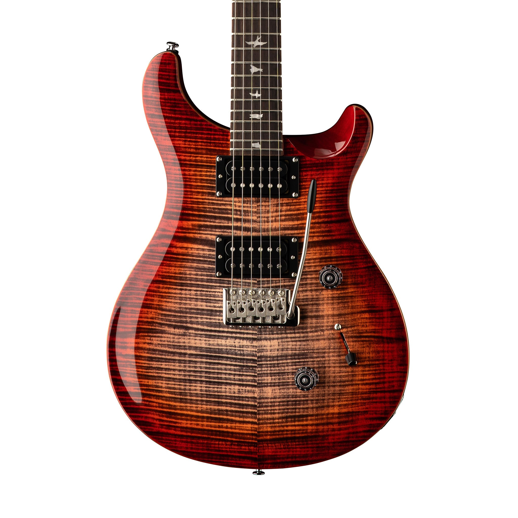 PRS SE Custom 24 Electric Guitar w/Bag, Charcoal Cherry Burst | Zoso Music Sdn Bhd