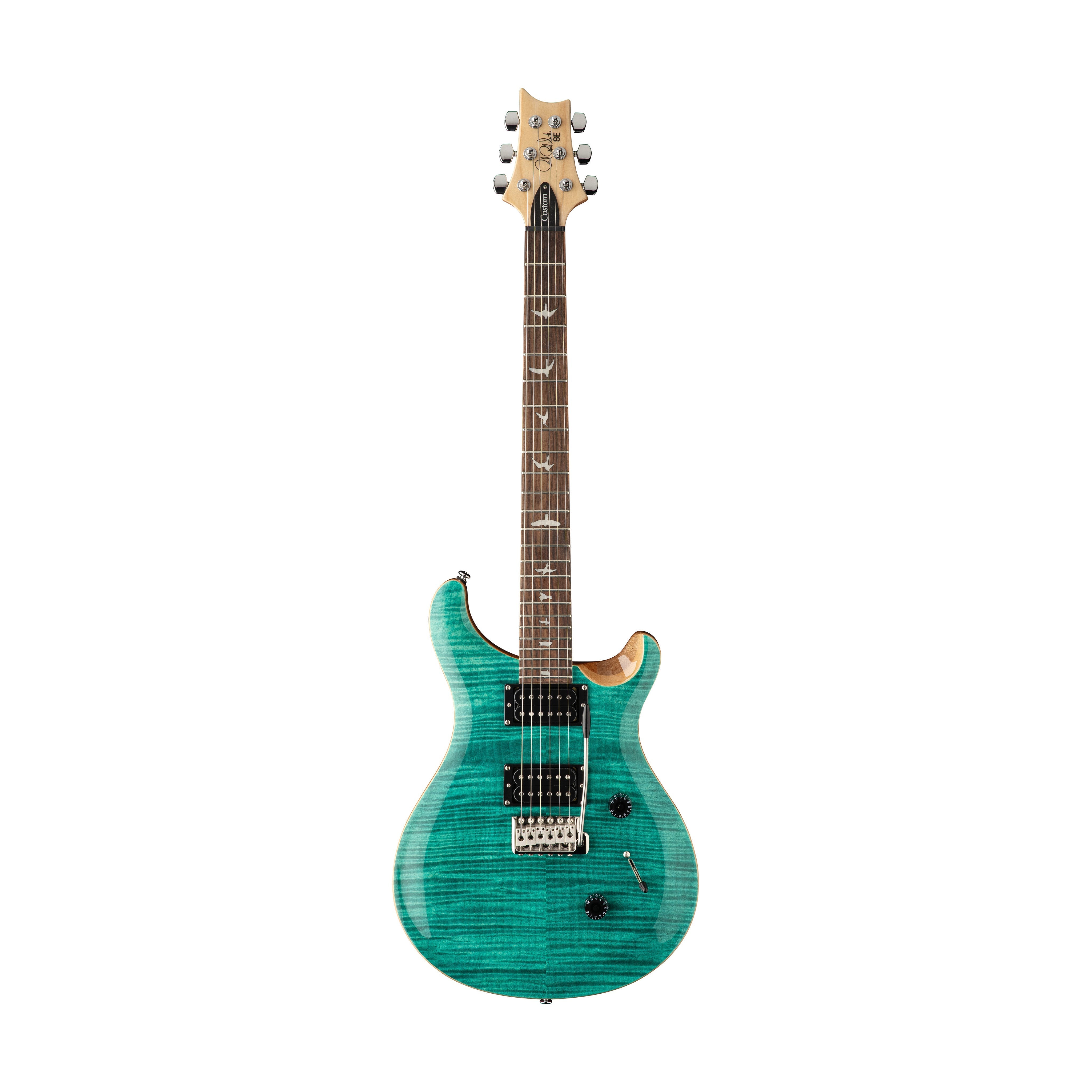 PRS SE Custom 24 Electric Guitar w/Bag, Turquoise |  PRS |  ELECTRIC GUITAR |  Zoso Music