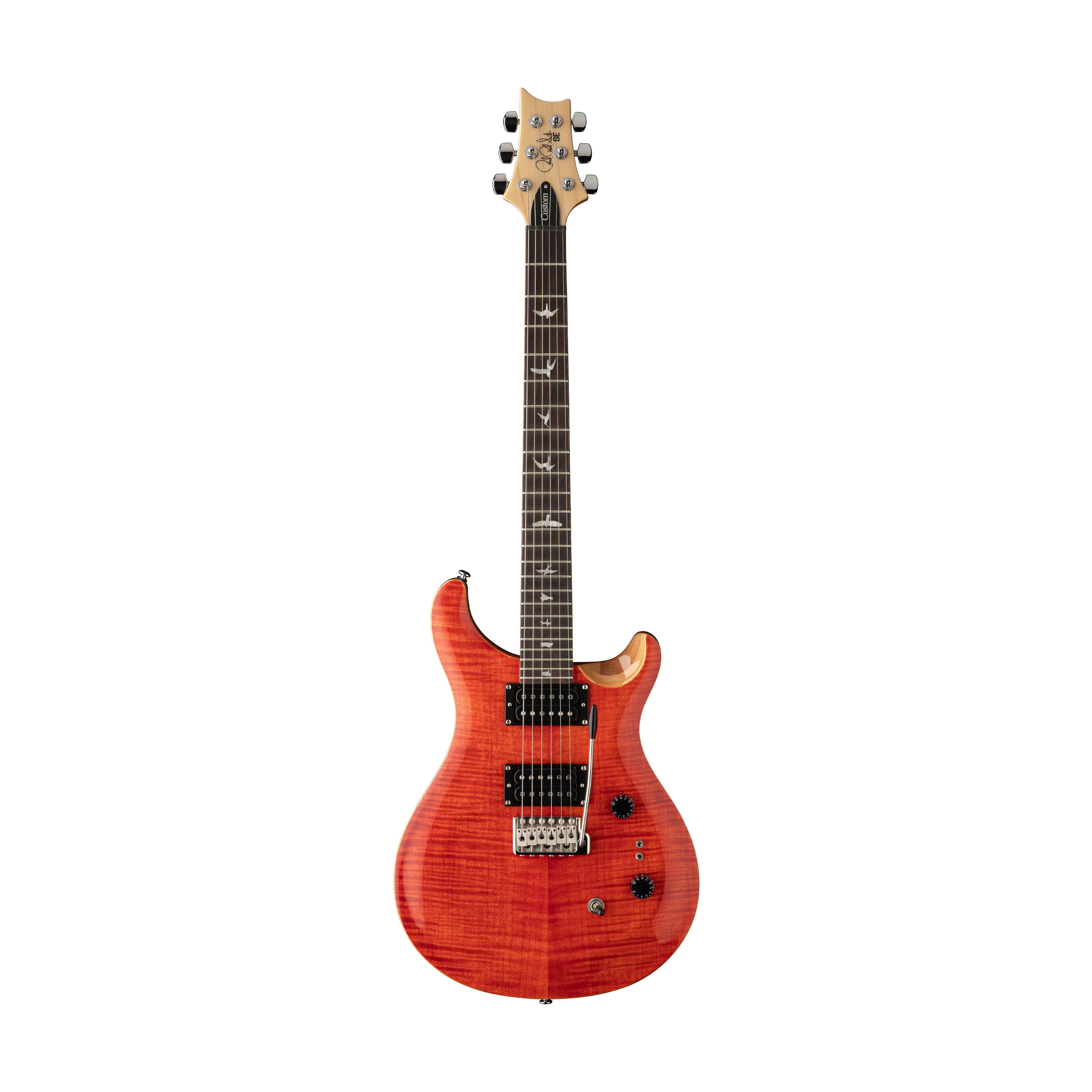 PRS SE Custom 24-08 Electric Guitar w/Bag, Blood Orange |  PRS |  ELECTRIC GUITAR |  Zoso Music