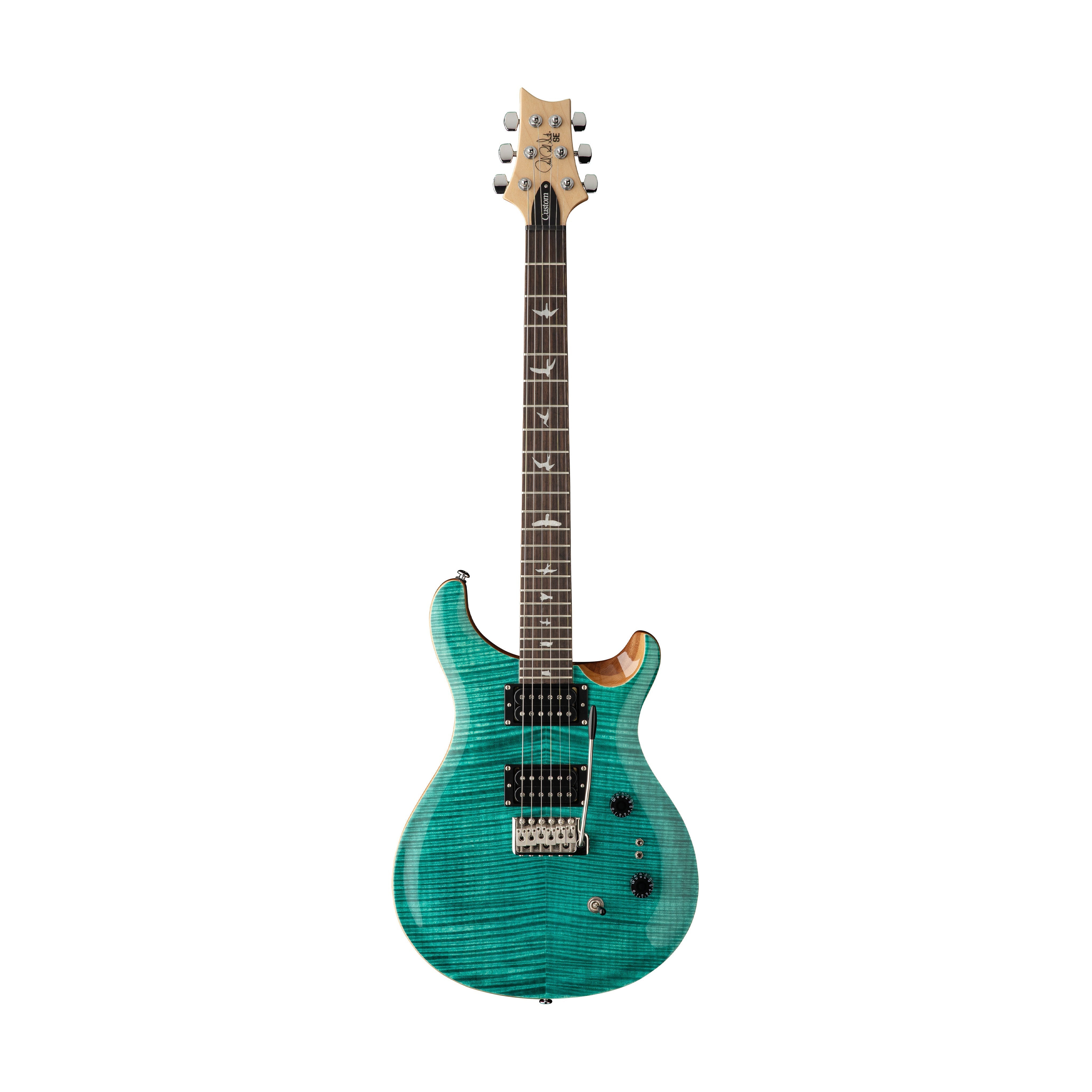 PRS SE Custom 24-08 Electric Guitar w/Bag, Turquoise |  PRS |  ELECTRIC GUITAR |  Zoso Music