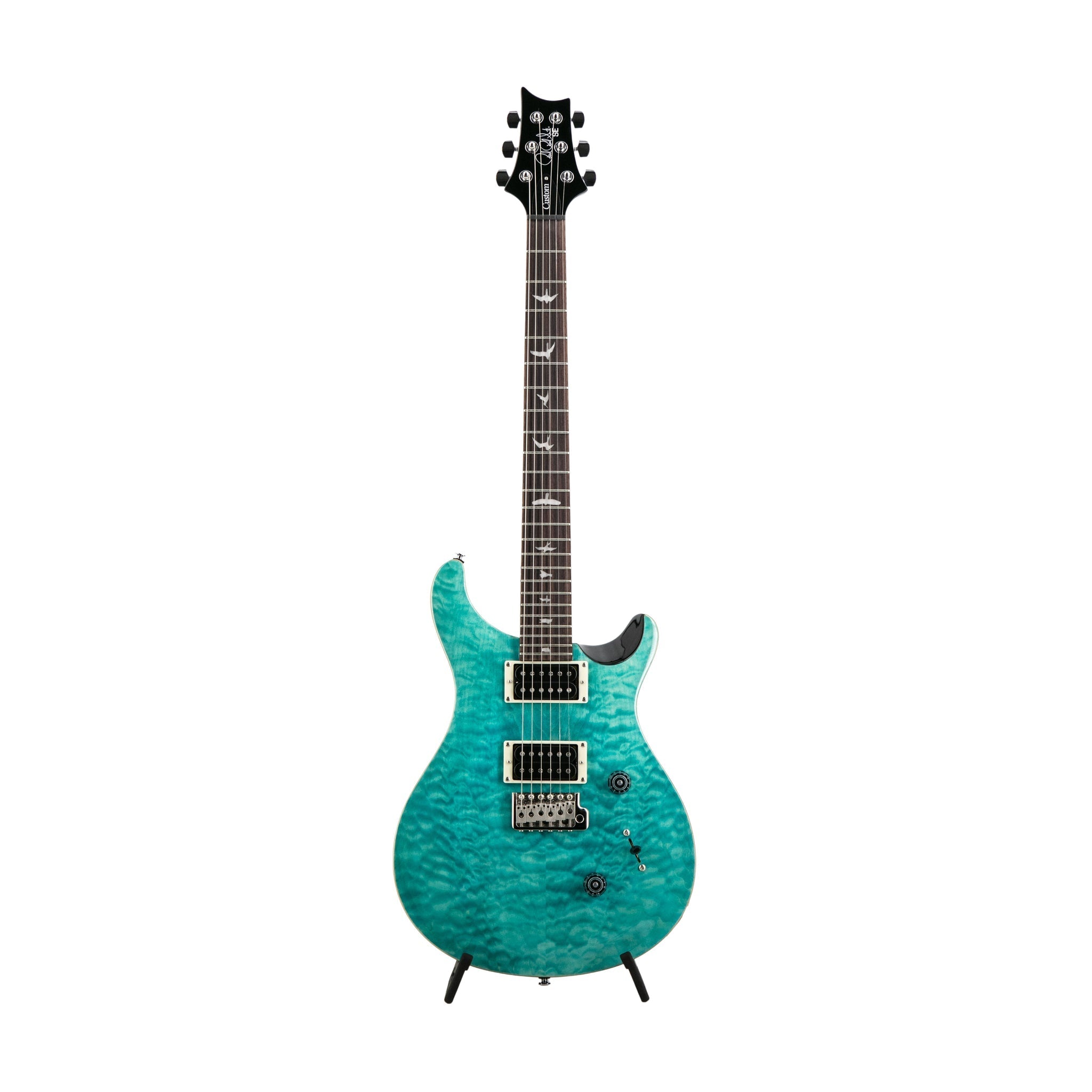 PRS SE Custom 24 Electric Guitar w/Bag, Quilted Sapphire |  PRS |  ELECTRIC GUITAR |  Zoso Music