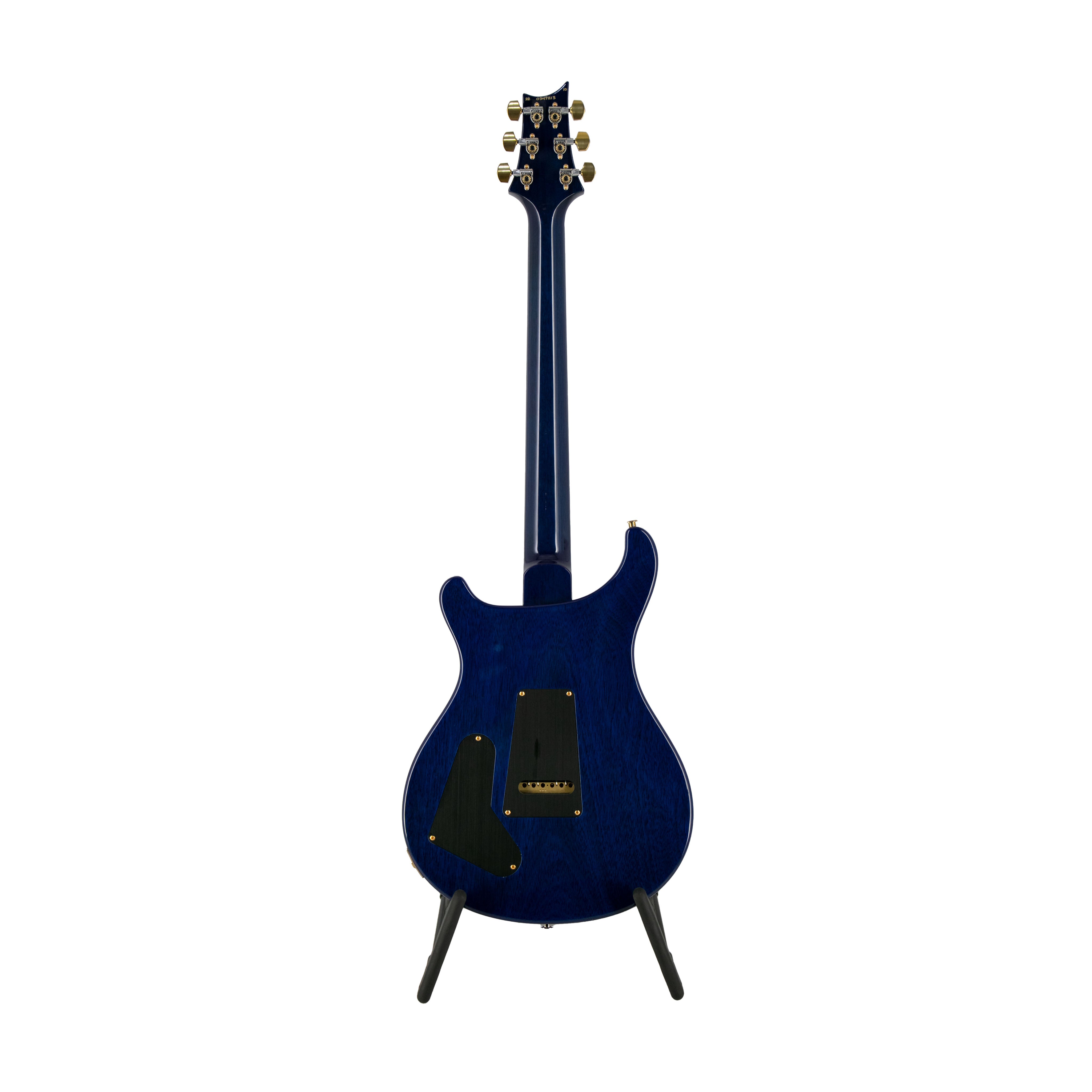 PRS Special Semi-Hollow 10-Top Electric Guitar, Custom Color, Blue Matteo Wrap - Zoso Music