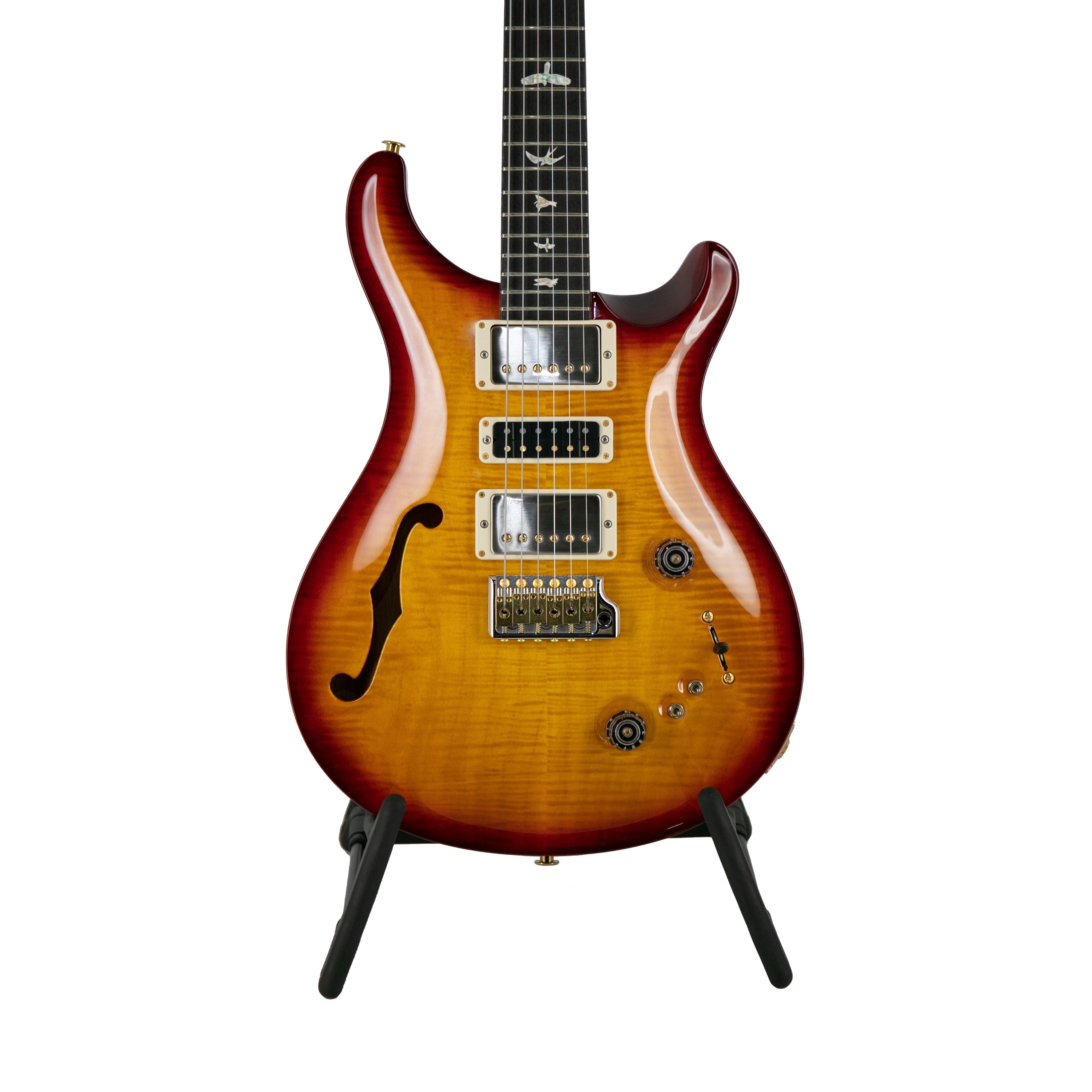 PRS Special Semi-Hollow 10-Top Electric Guitar, Dark Cherry Sunburst - Zoso Music