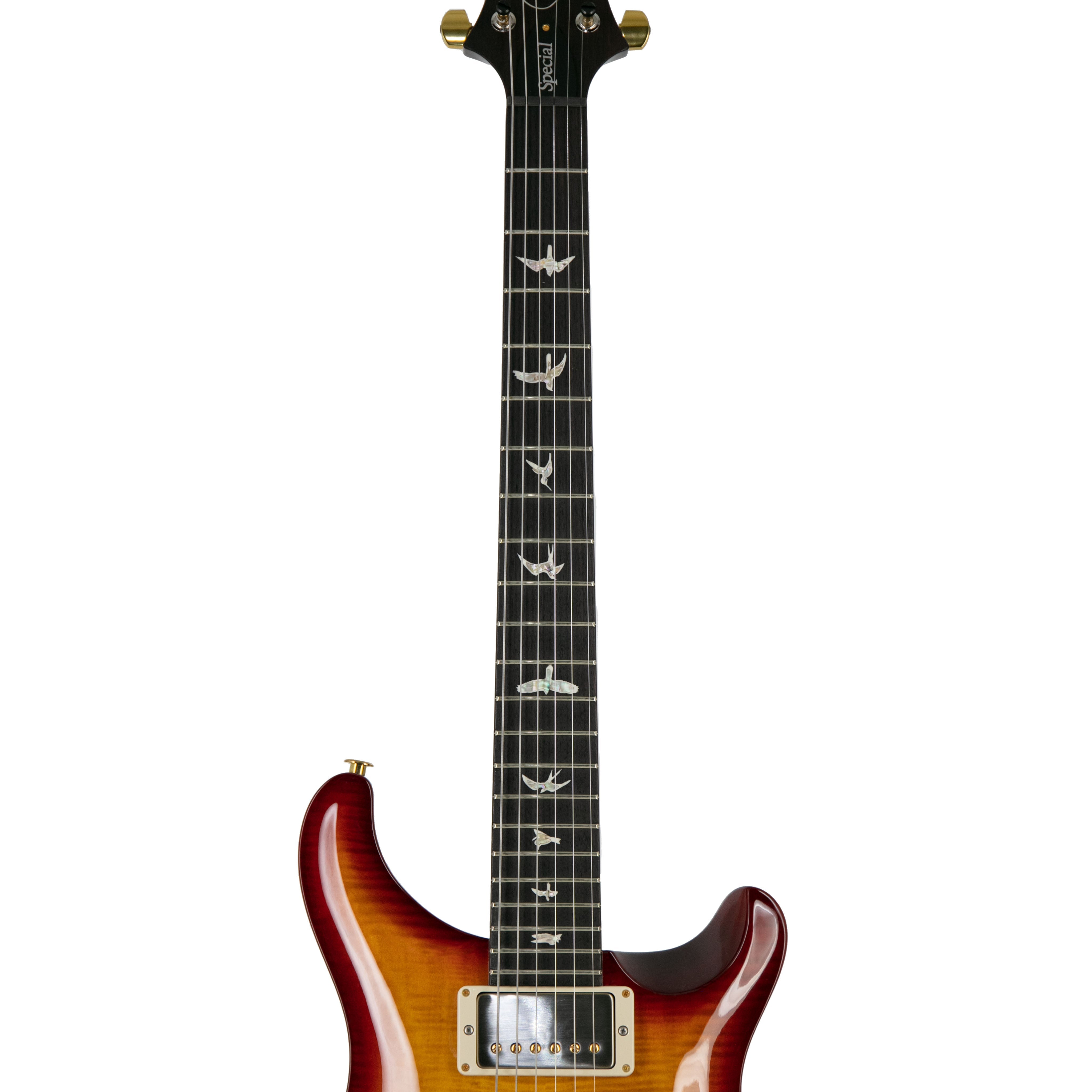 PRS Special Semi-Hollow 10-Top Electric Guitar, Dark Cherry Sunburst - Zoso Music