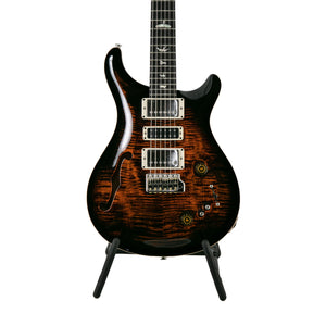 PRS Special Semi-Hollow Electric Guitar w/Case, Custom Color, Black Amber - Zoso Music