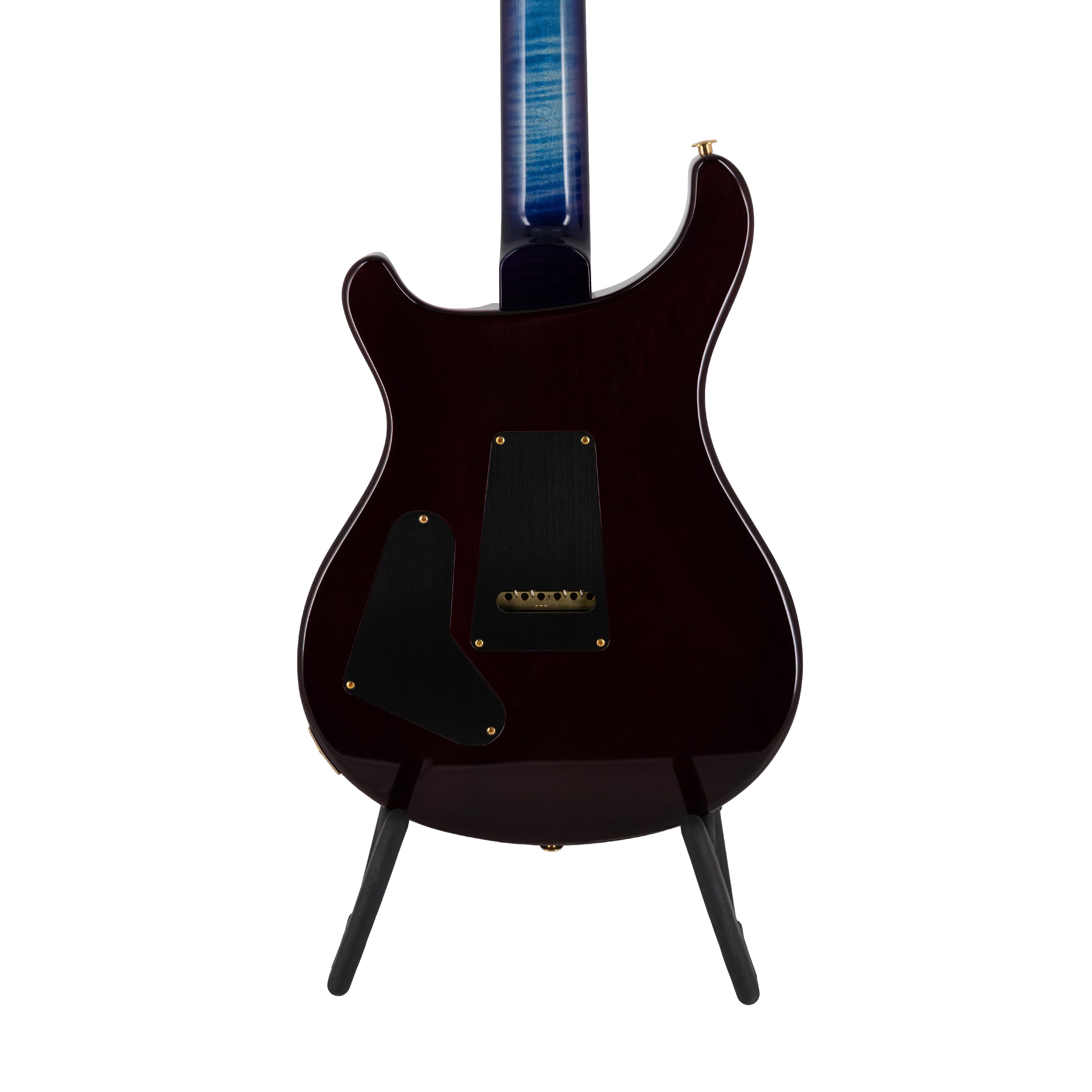 PRS Custom 24 Quilt 10-Top Electric Guitar w/ Pattern Thin Neck, Aquableux Purple Burst - Zoso Music