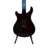PRS Custom 24 Quilt 10-Top Electric Guitar w/ Pattern Thin Neck, Aquableux Purple Burst - Zoso Music