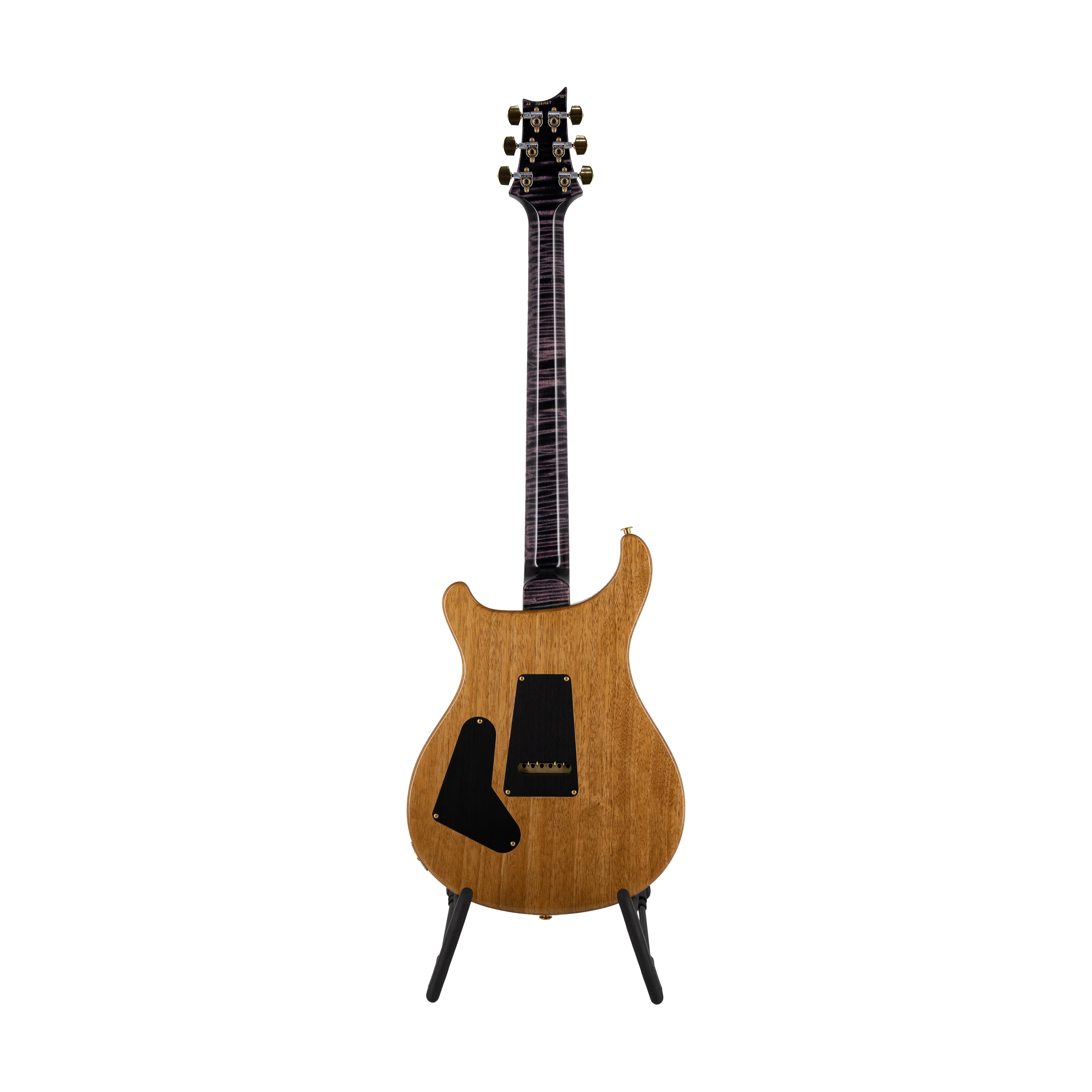 PRS Custom 24 Quilt 10-Top Electric Guitar w/ Pattern Thin Neck, Purple Iris - Zoso Music