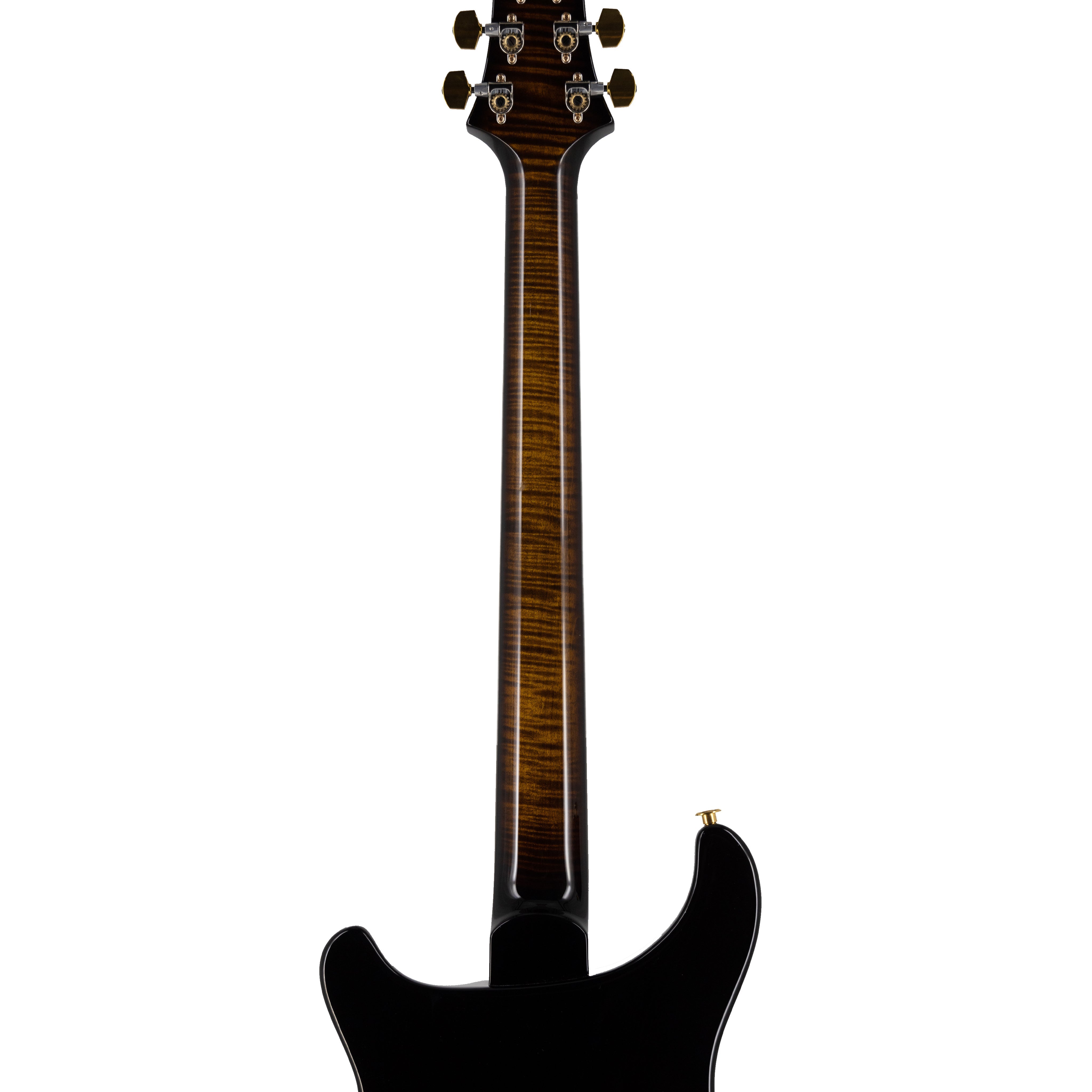 PRS Custom 24 Quilt 10-Top Electric Guitar w/Stained Maple Neck, Black Gold Wrap Burst - Zoso Music