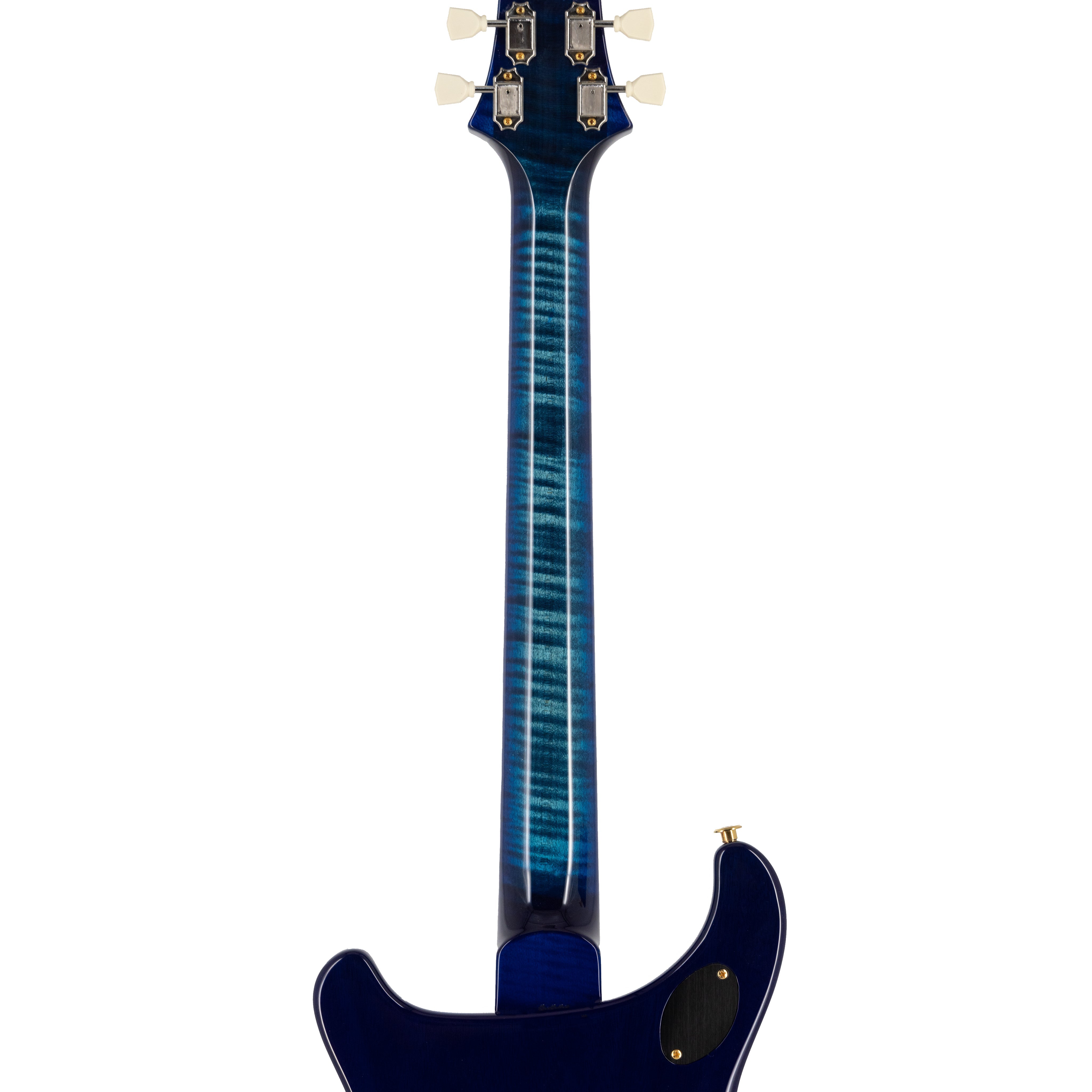PRS McCarty 594 Quilt 10-Top Electric Guitar w/Stained maple neck, Custom Color, Cobalt Blue - Zoso Music
