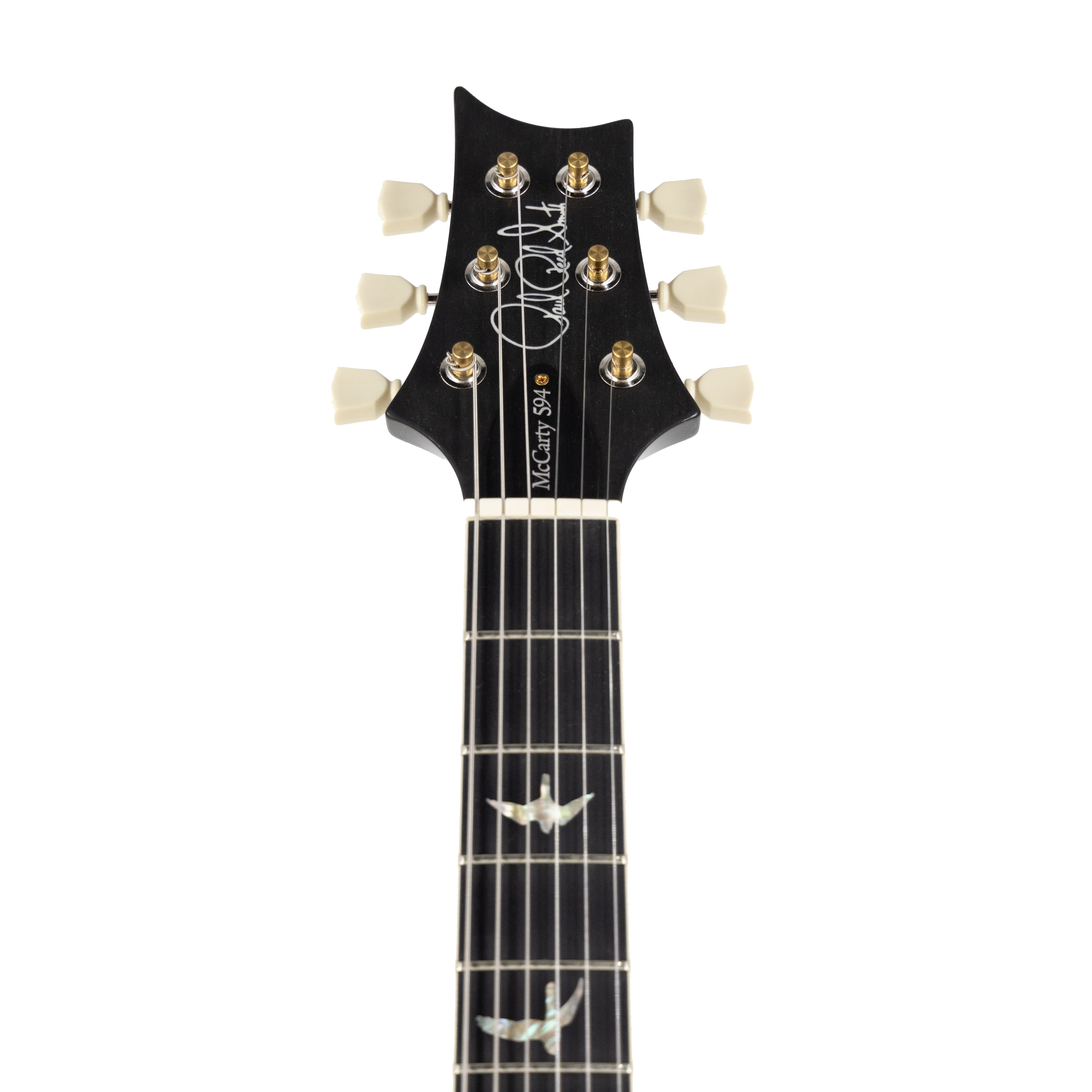 PRS McCarty 594 Quilt 10-Top Electric Guitar w/Stained Maple Neck, Black Gold Wrap Burst - Zoso Musics