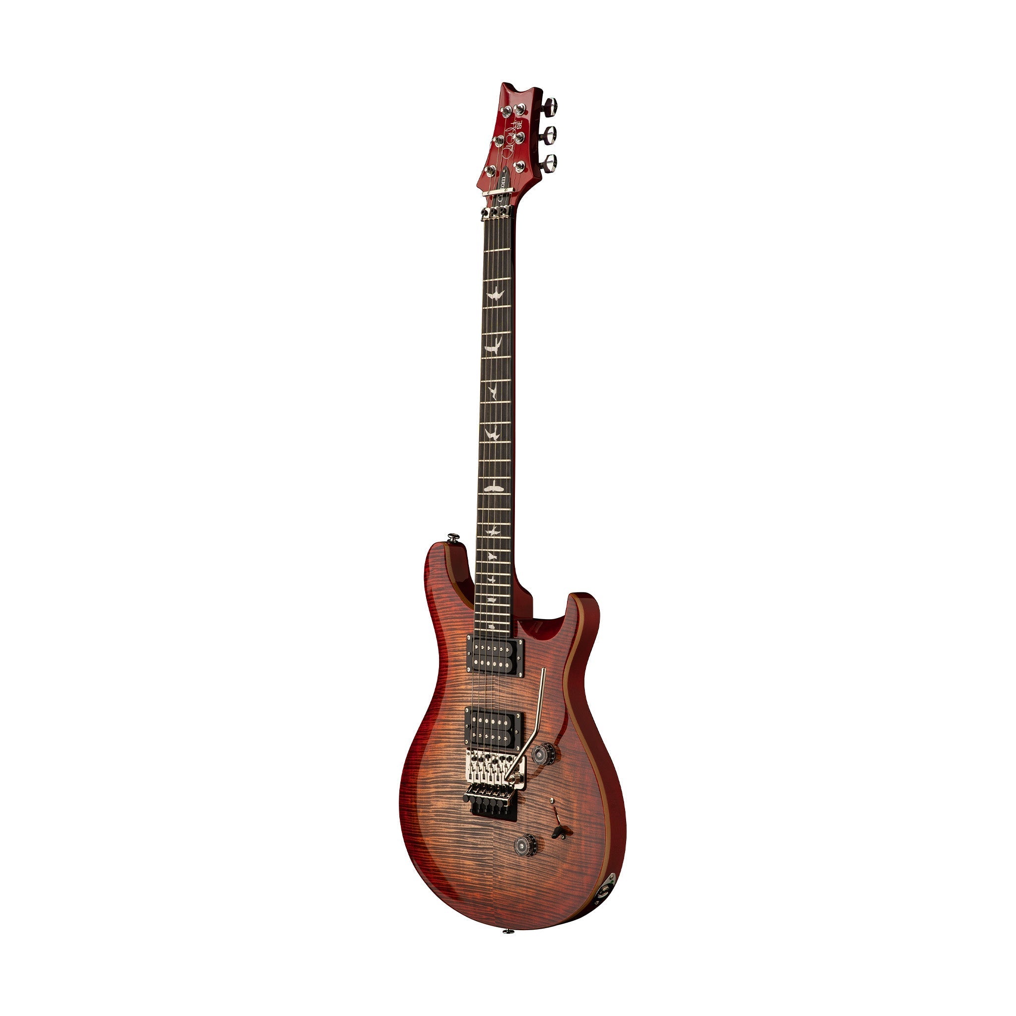 PRS SE Custom 24 Floyd Electric Guitar, Ebony FB, Charcoal Cherry Burst |  PRS |  ELECTRIC GUITAR |  Zoso Music