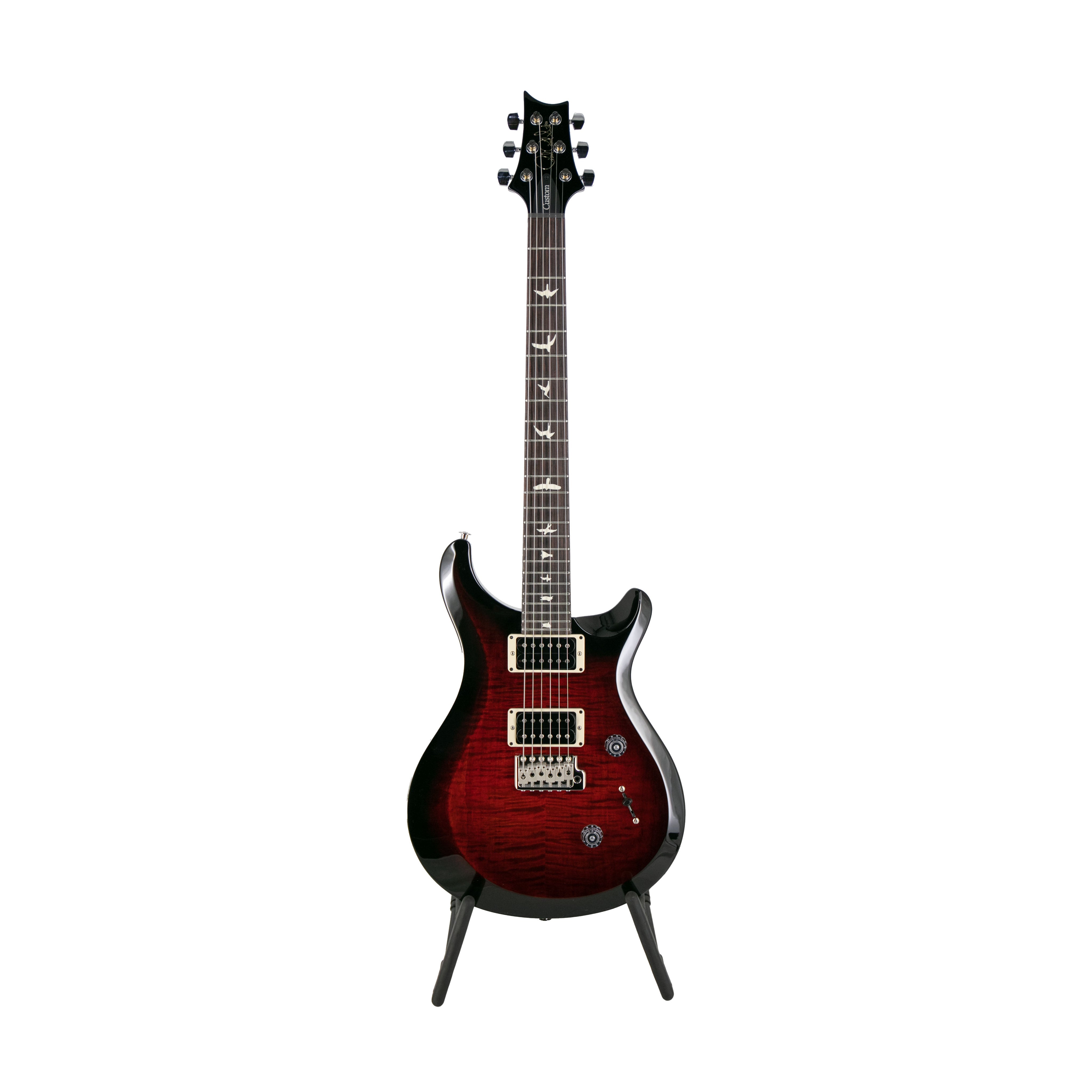 PRS S2 Custom 24 Electric Guitar w/Bag, Custom Color, Fire Red Burst - Zoso Music