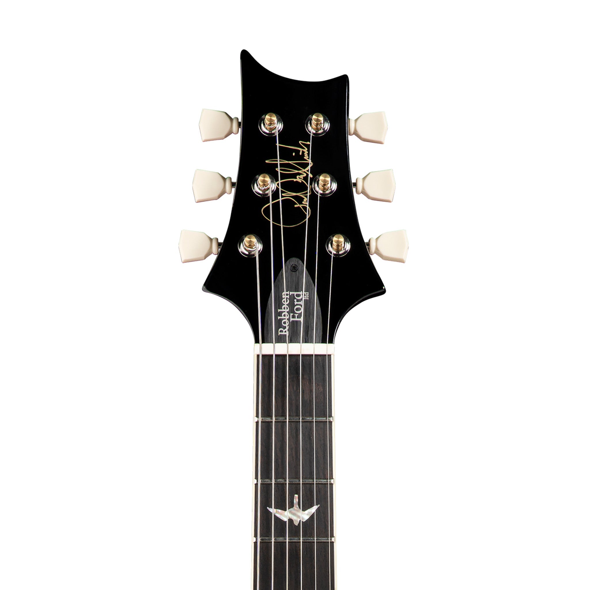 PRS Robben Ford Limited Edition McCarty Electric Guitar w/Case, Gloss Nitro Black, 0345162 - Zoso Music