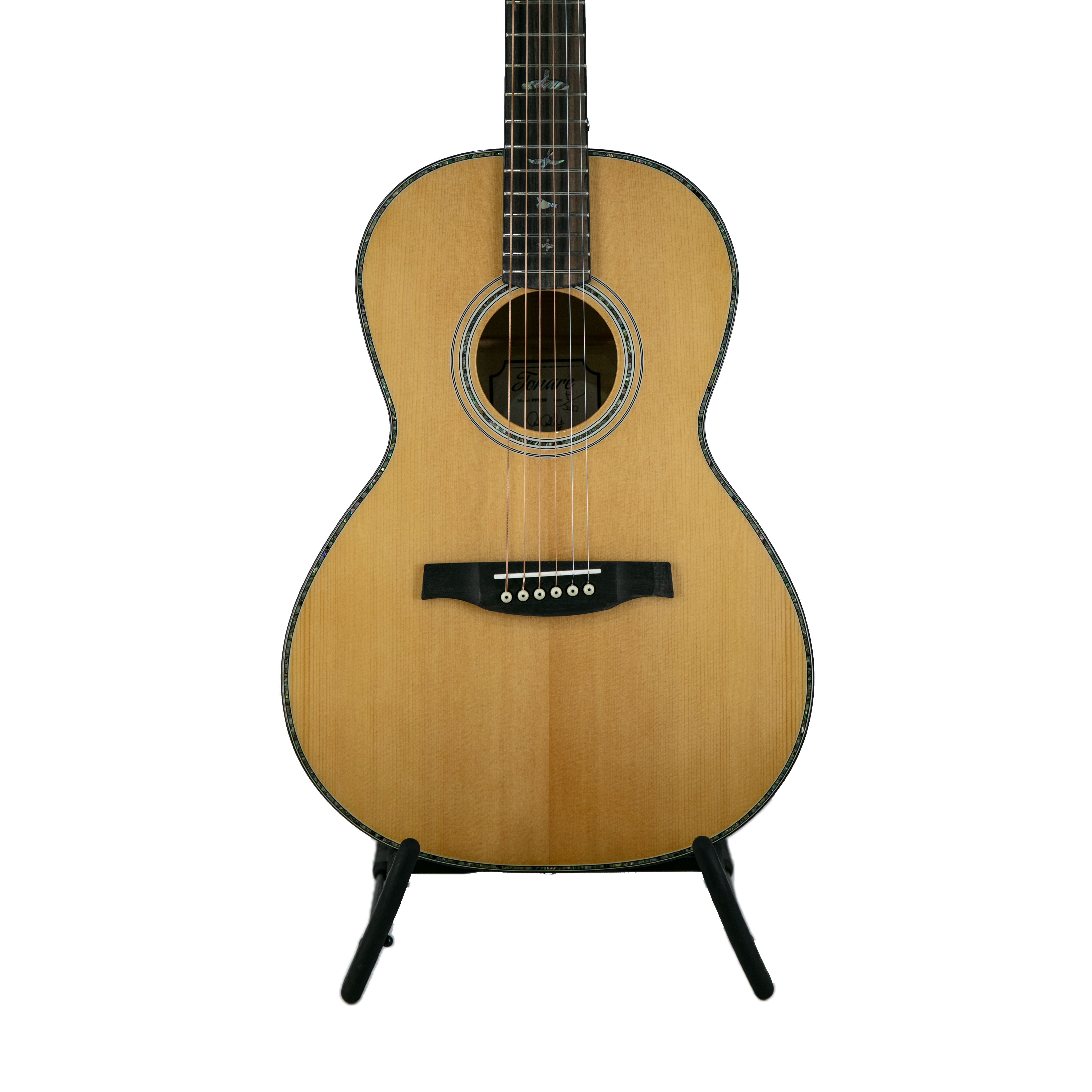 PRS SE P50E Parlor Acoustic Guitar w/Bag, Black Gold | Zoso Music Sdn Bhd