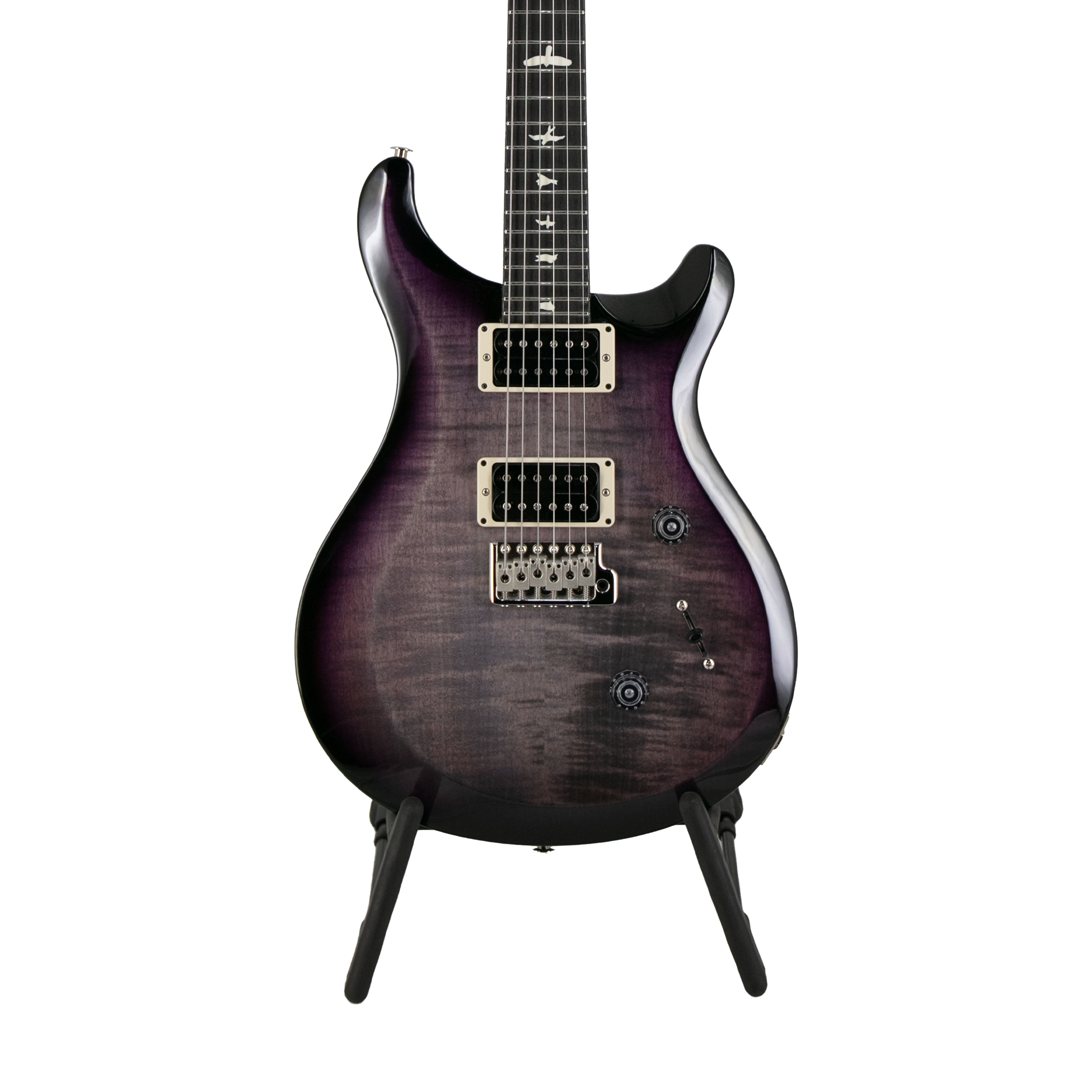 PRS S2 Custom 24 Electric Guitar w/Bag, Custom Color, Faded Grey Black/Purple Burst - Zoso Music