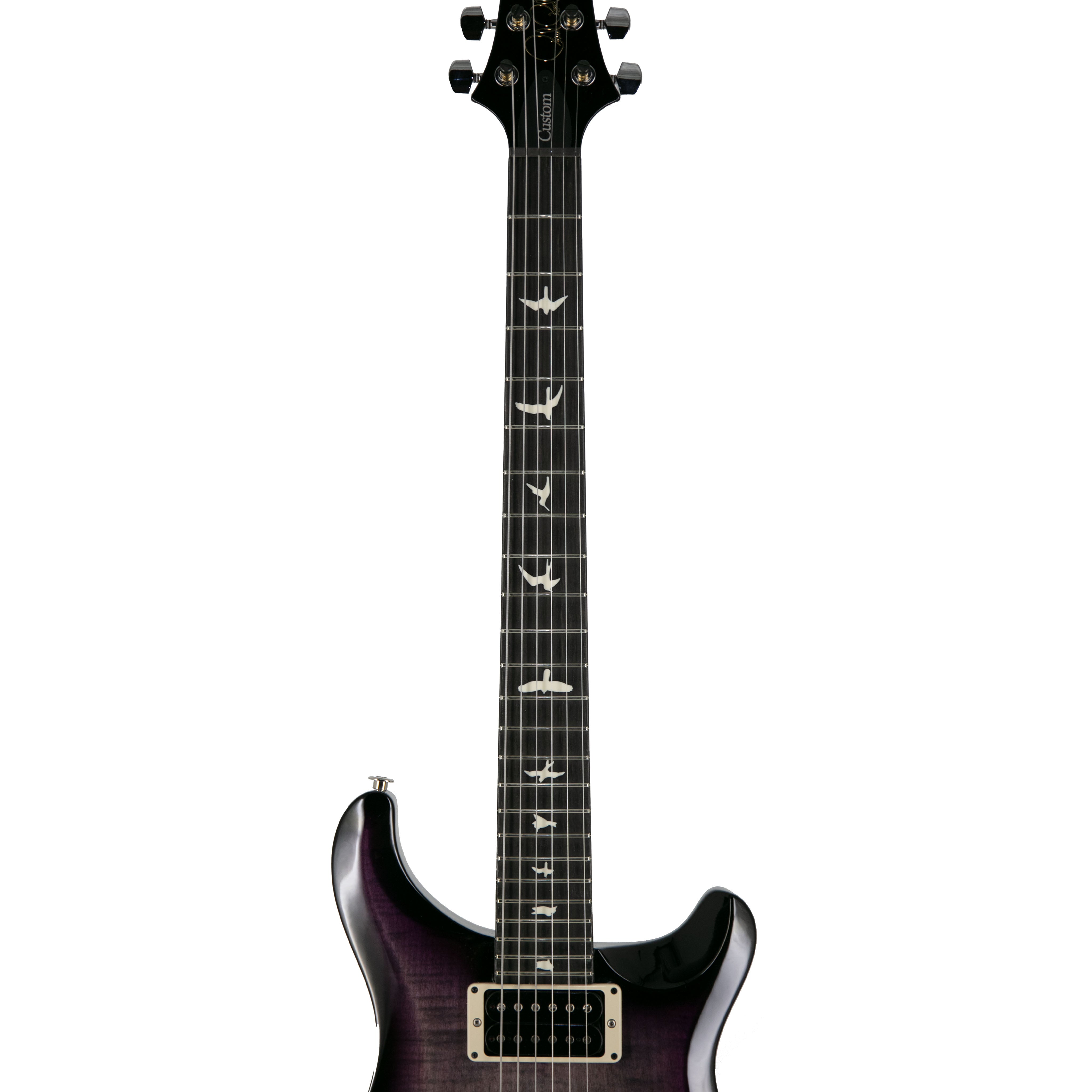 PRS S2 Custom 24 Electric Guitar w/Bag, Custom Color, Faded Grey Black/Purple Burst - Zoso Music