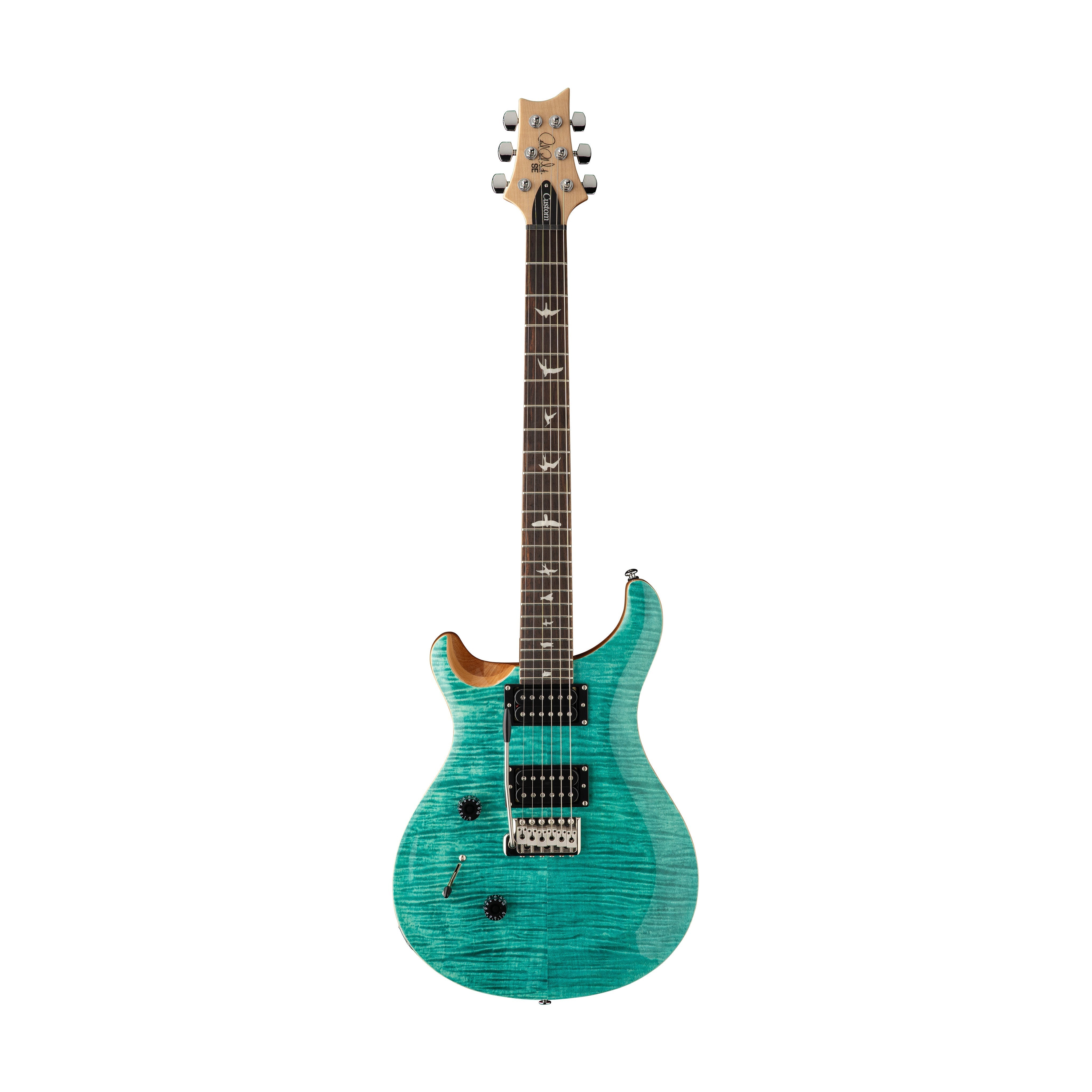 PRS SE Custom 24 Left-handed Electric Guitar, Turquoise |  PRS |  ELECTRIC GUITAR |  Zoso Music