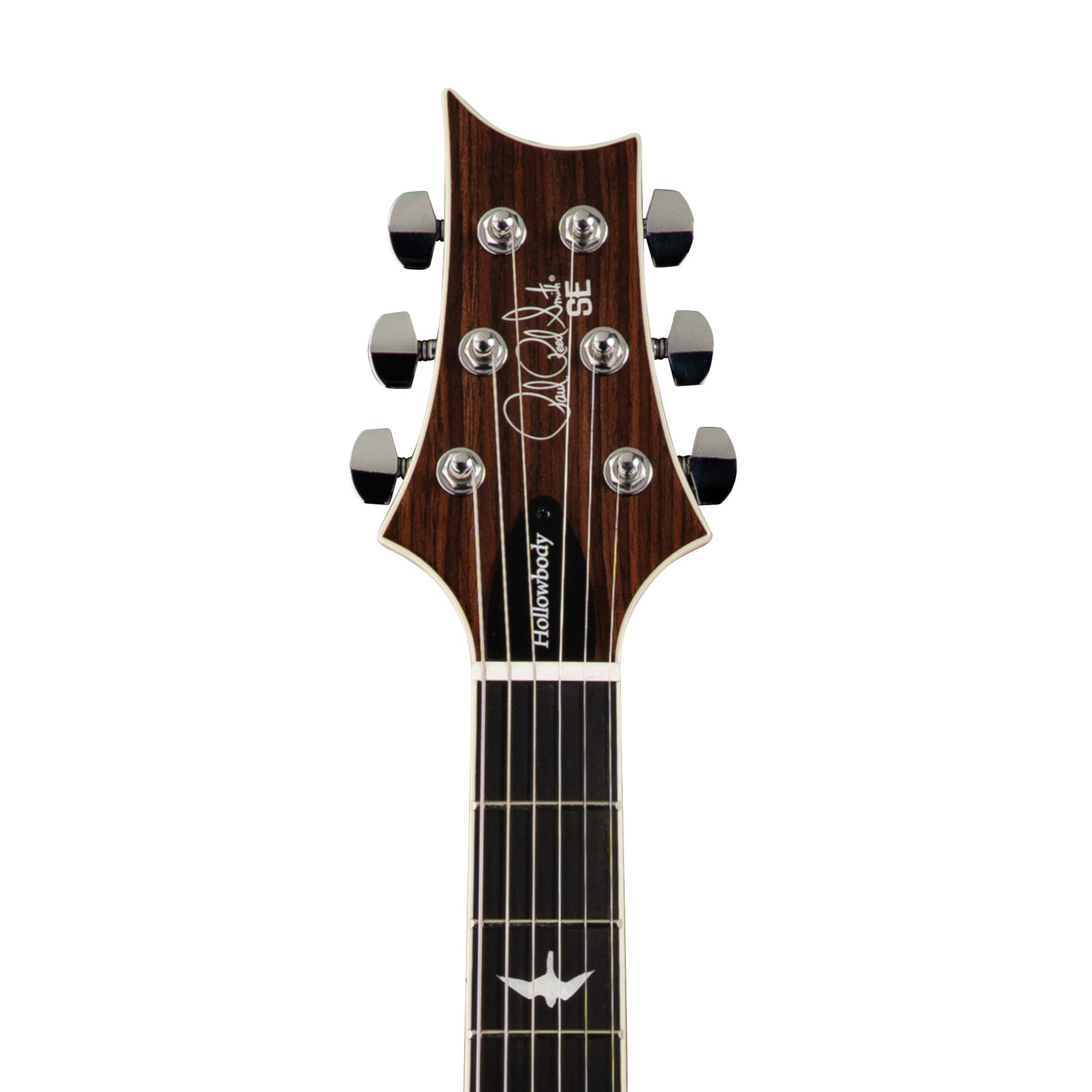 PRS SE Hollowbody Standard Piezo Electric Guitar w/Case, Dog Hair Smokeburst - Zoso Music 