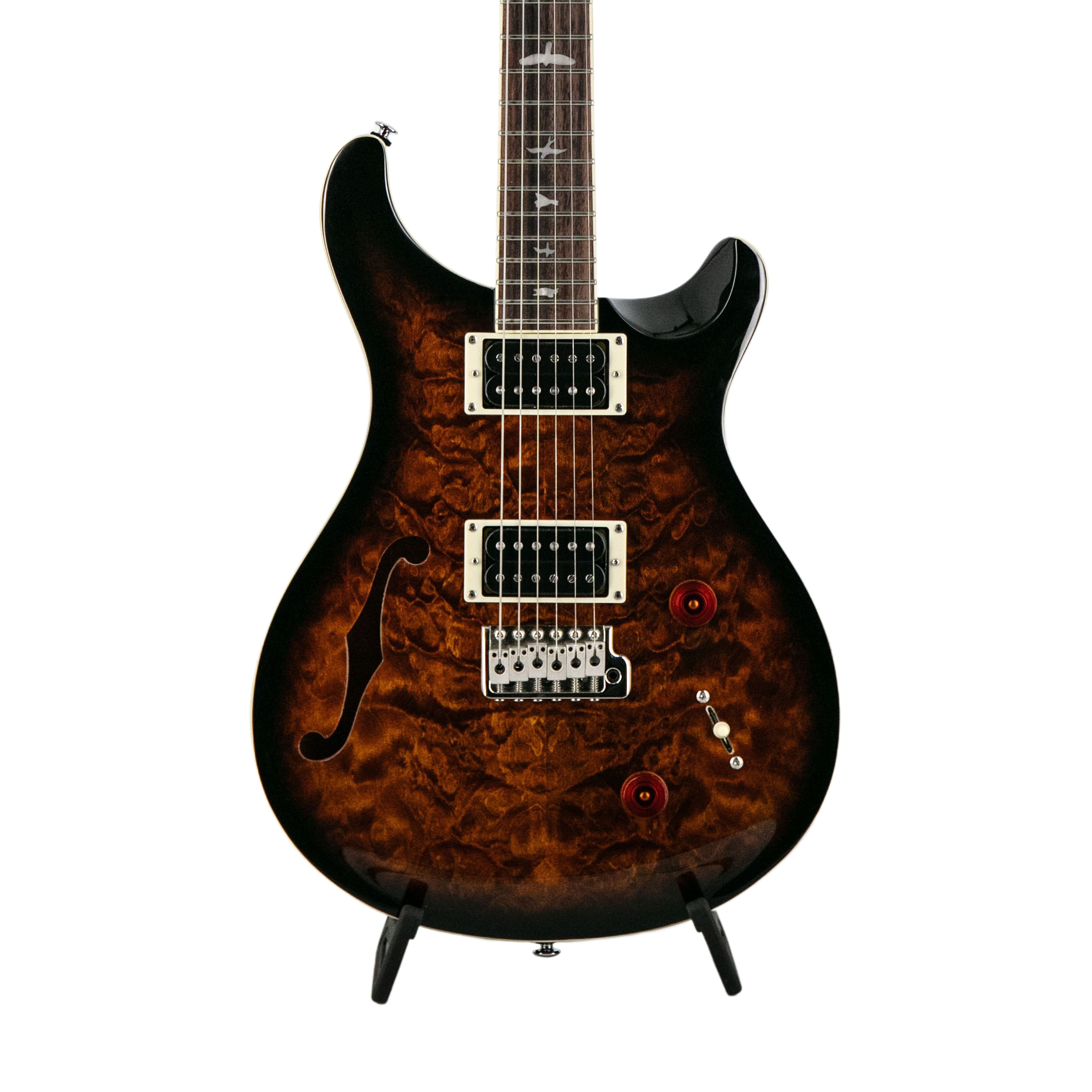 PRS SE Custom 22 Electric Guitar w/Case, Black Gold Sunburst | Zoso Music Sdn Bhd