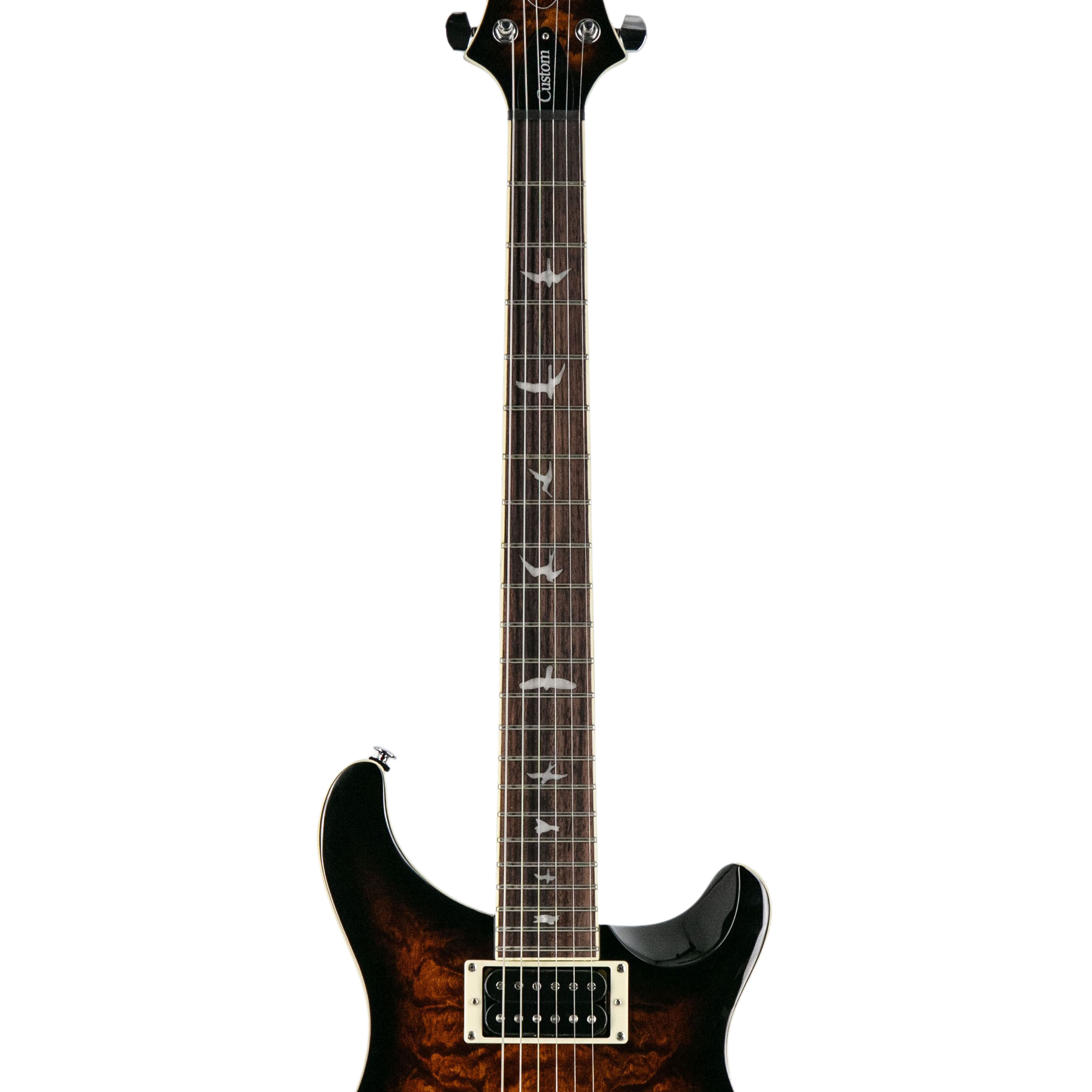 PRS SE Custom 22 Electric Guitar w/Case, Black Gold Sunburst