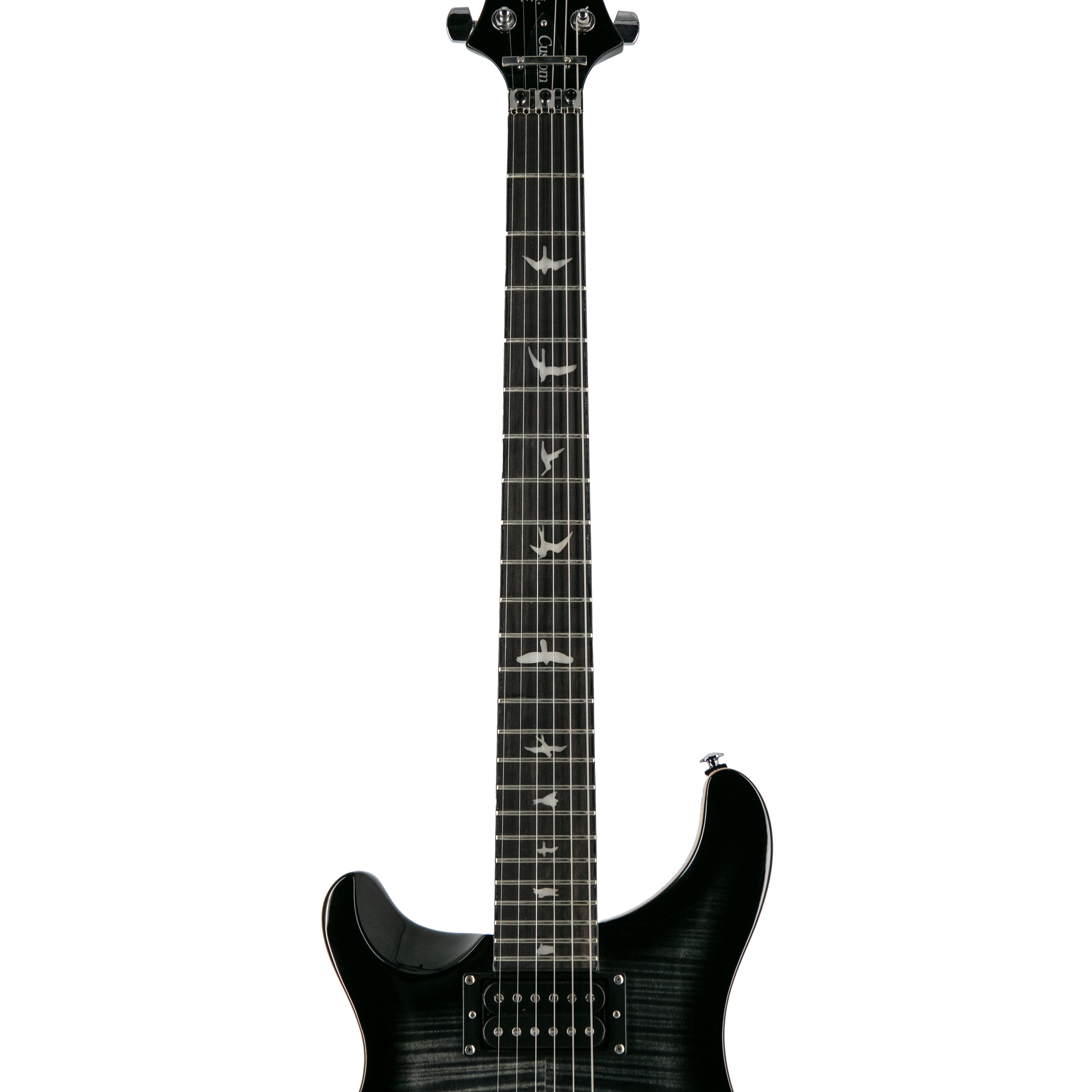 PRS SE Custom 24 Floyd Left-Handed Electric Guitar, Charcoal Burst |  PRS |  ELECTRIC GUITAR |  Zoso Music