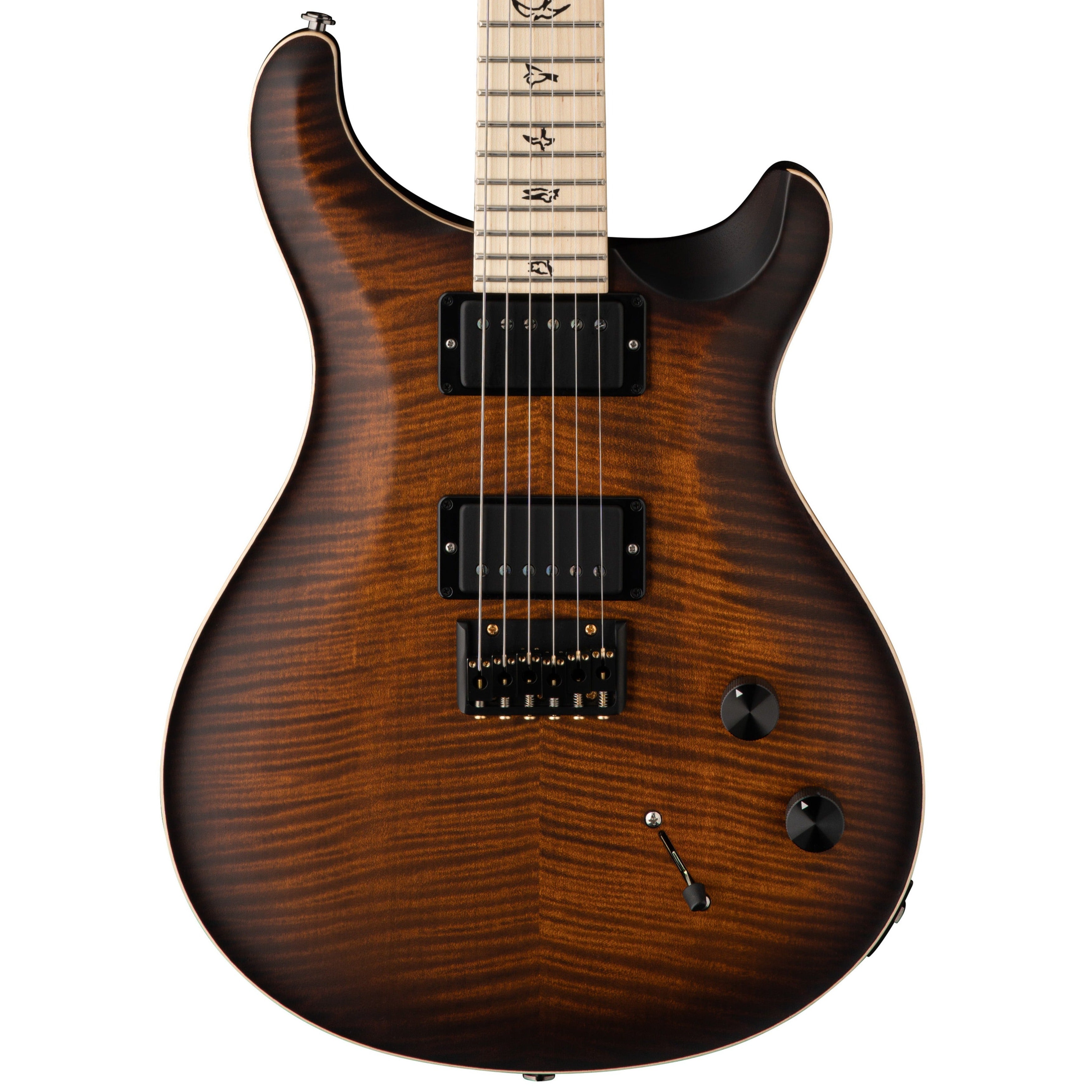PRS Dustie Waring CE24 Hardtail Limited Edition Electric Guitar w/Bag, Burnt Amber Smokeburst | Zoso Music Sdn Bhd