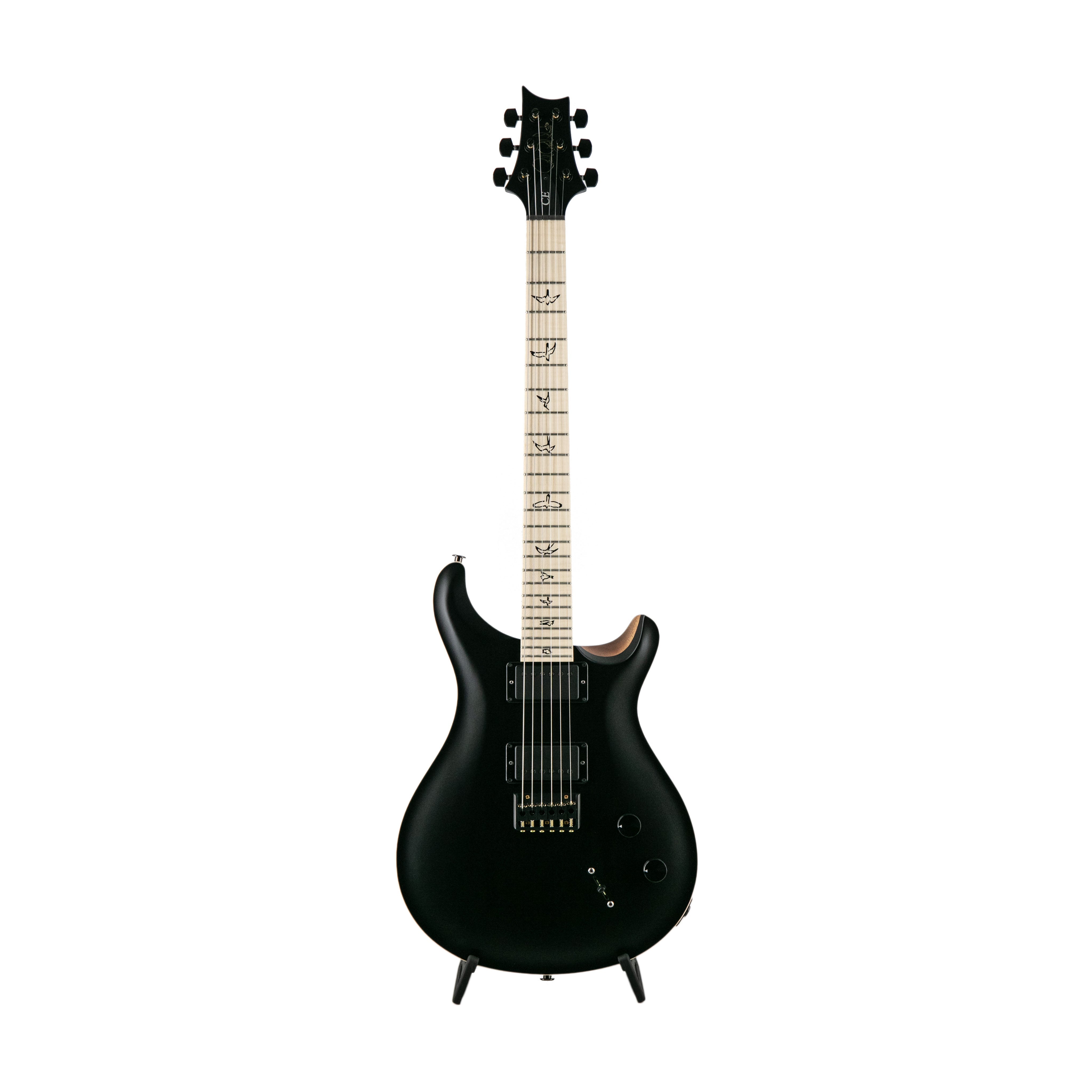 PRS Dustie Waring CE24 Hardtail Limited Edition Electric Guitar w/Bag, Black Top |  PRS |  ELECTRIC GUITAR |  Zoso Music