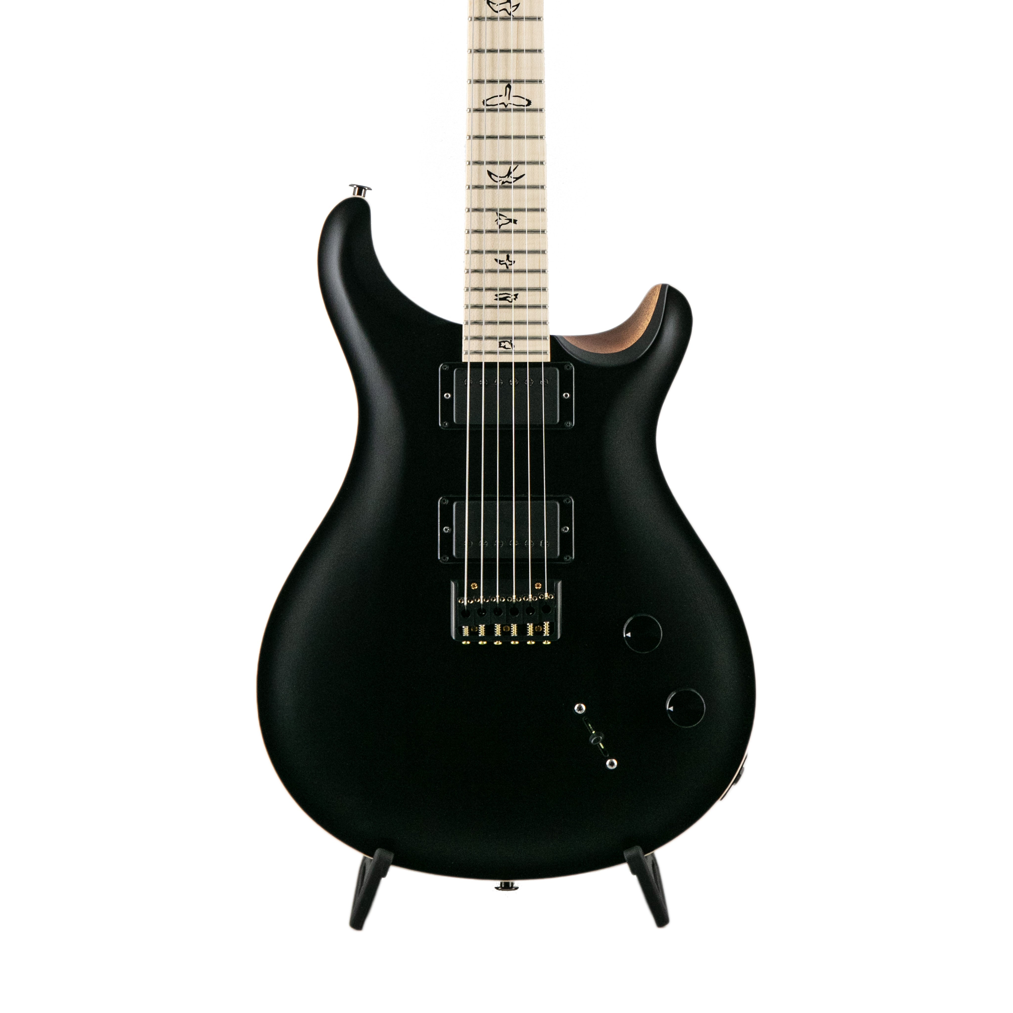 PRS Dustie Waring CE24 Hardtail Limited Edition Electric Guitar w/Bag, Black Top | Zoso Music Sdn Bhd