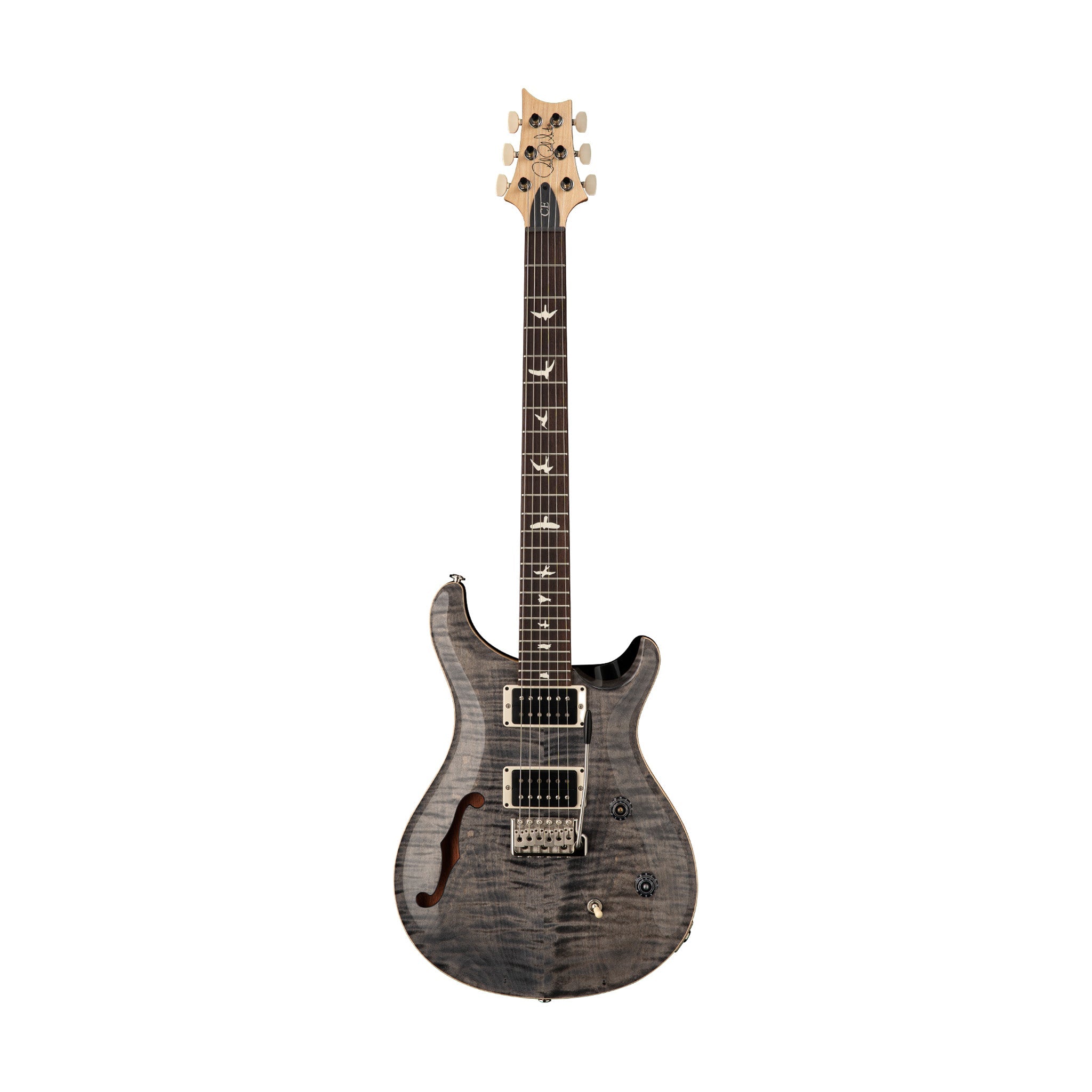 PRS CE 24 Semi-Hollow Electric Guitar, Faded Gray Black |  PRS |  ELECTRIC GUITAR |  Zoso Music