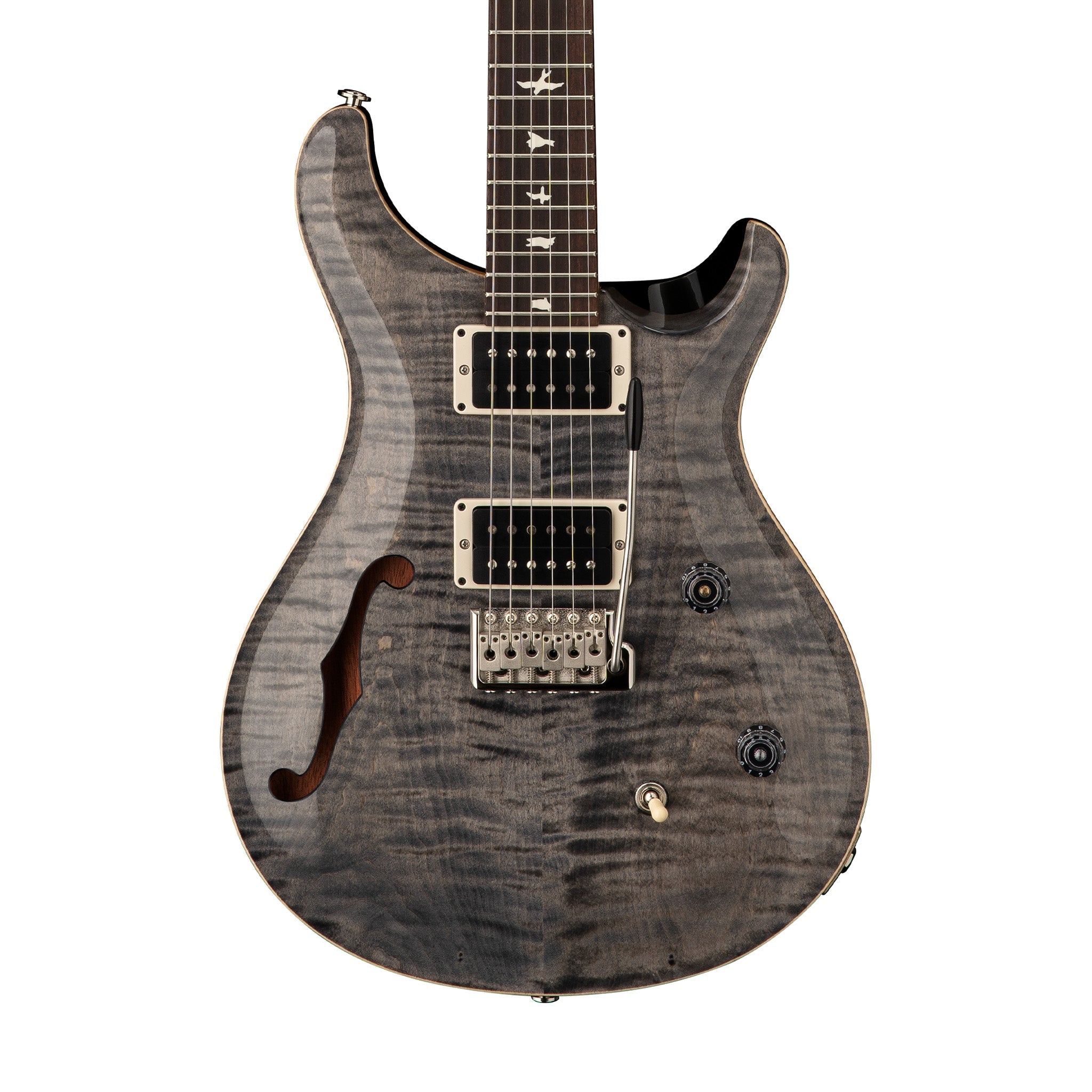 PRS CE 24 Semi-Hollow Electric Guitar, Faded Gray Black | Zoso Music Sdn Bhd
