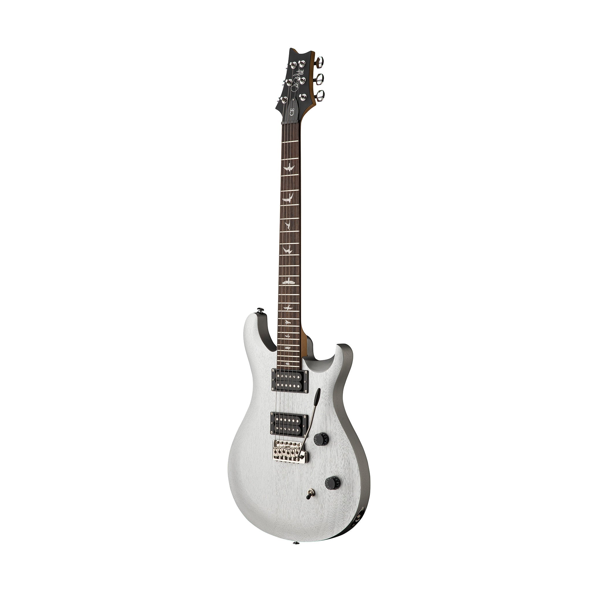 PRS SE CE24 Standard Satin Electric Guitar w/Bag, Metallic Silver |  PRS |  ELECTRIC GUITAR |  Zoso Music