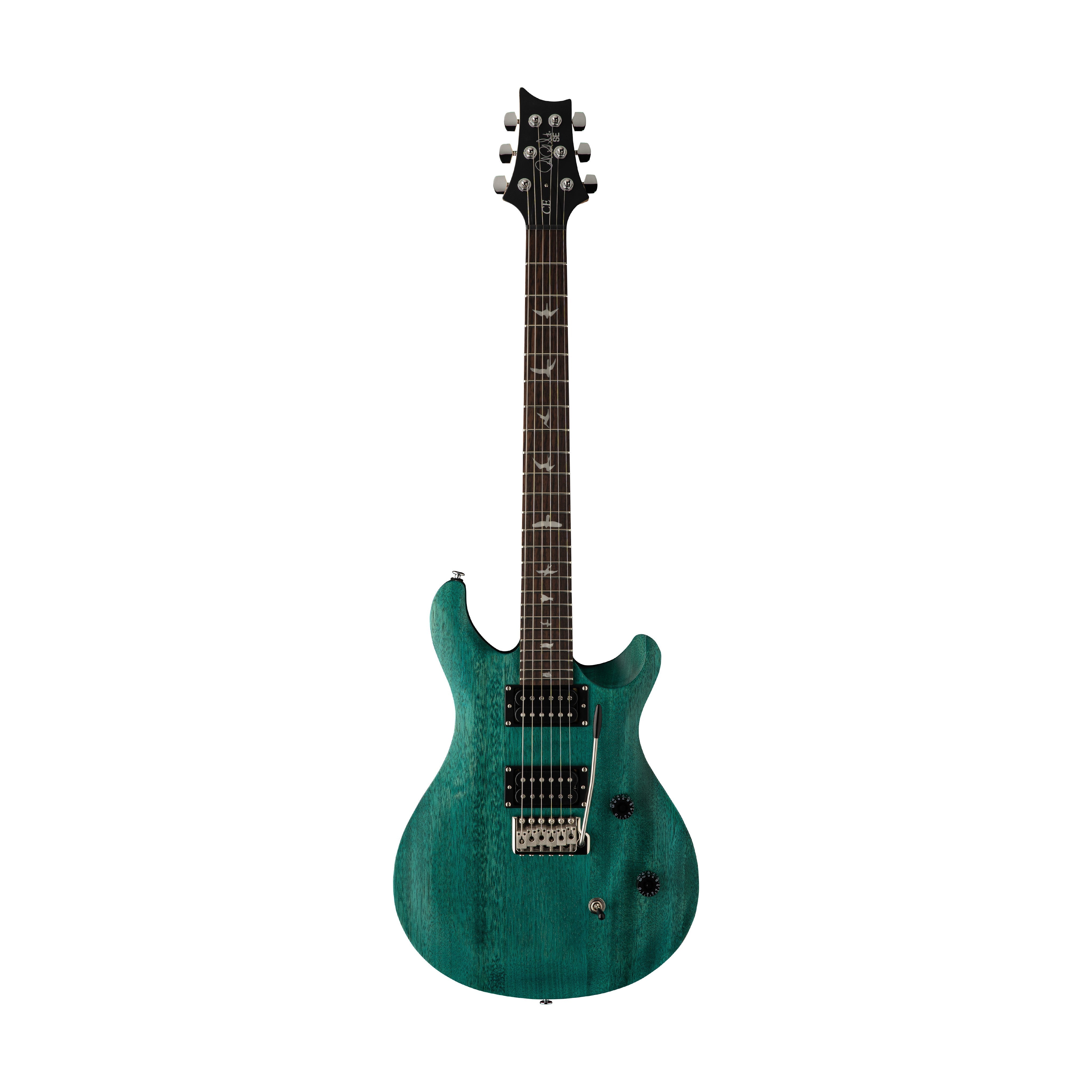 PRS SE CE24 Standard Satin Electric Guitar w/Bag, Turquoise |  PRS |  ELECTRIC GUITAR |  Zoso Music