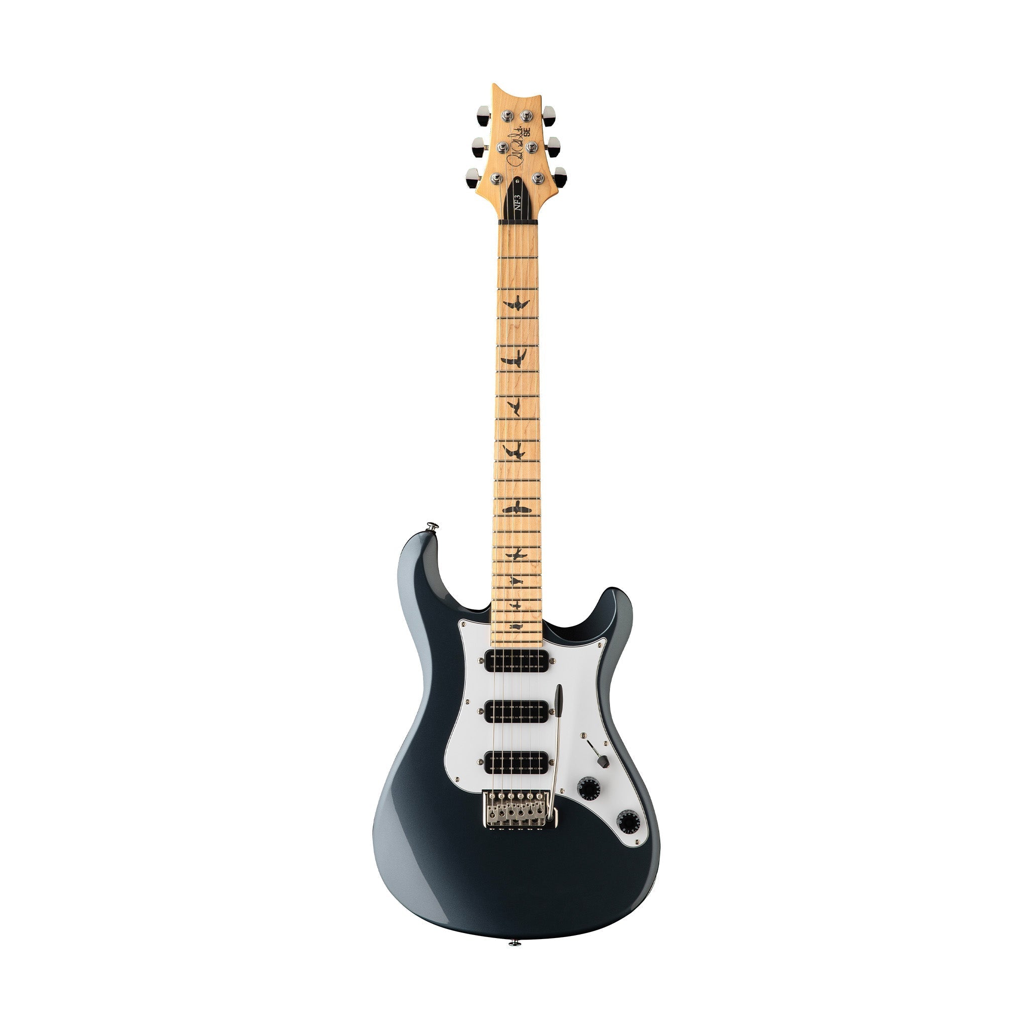 PRS SE NF3 Electric Guitar w/Bag, Maple FB, Gun Metal Grey |  PRS |  ELECTRIC GUITAR |  Zoso Music