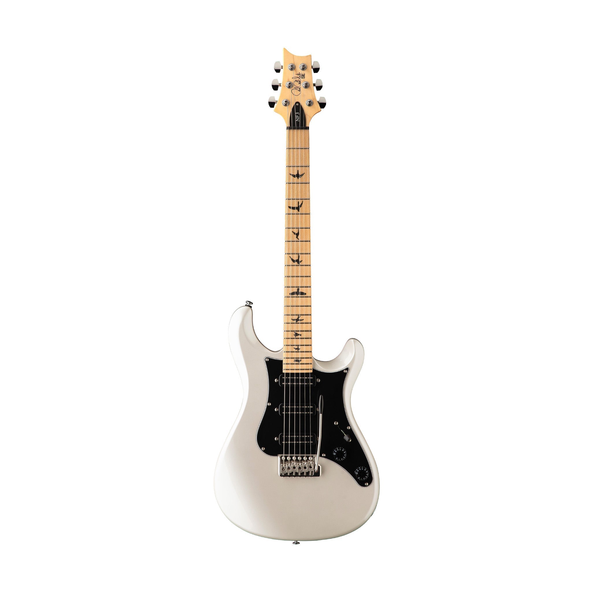 PRS SE NF3 Electric Guitar w/Bag, Maple FB, Pearl White |  PRS |  ELECTRIC GUITAR |  Zoso Music