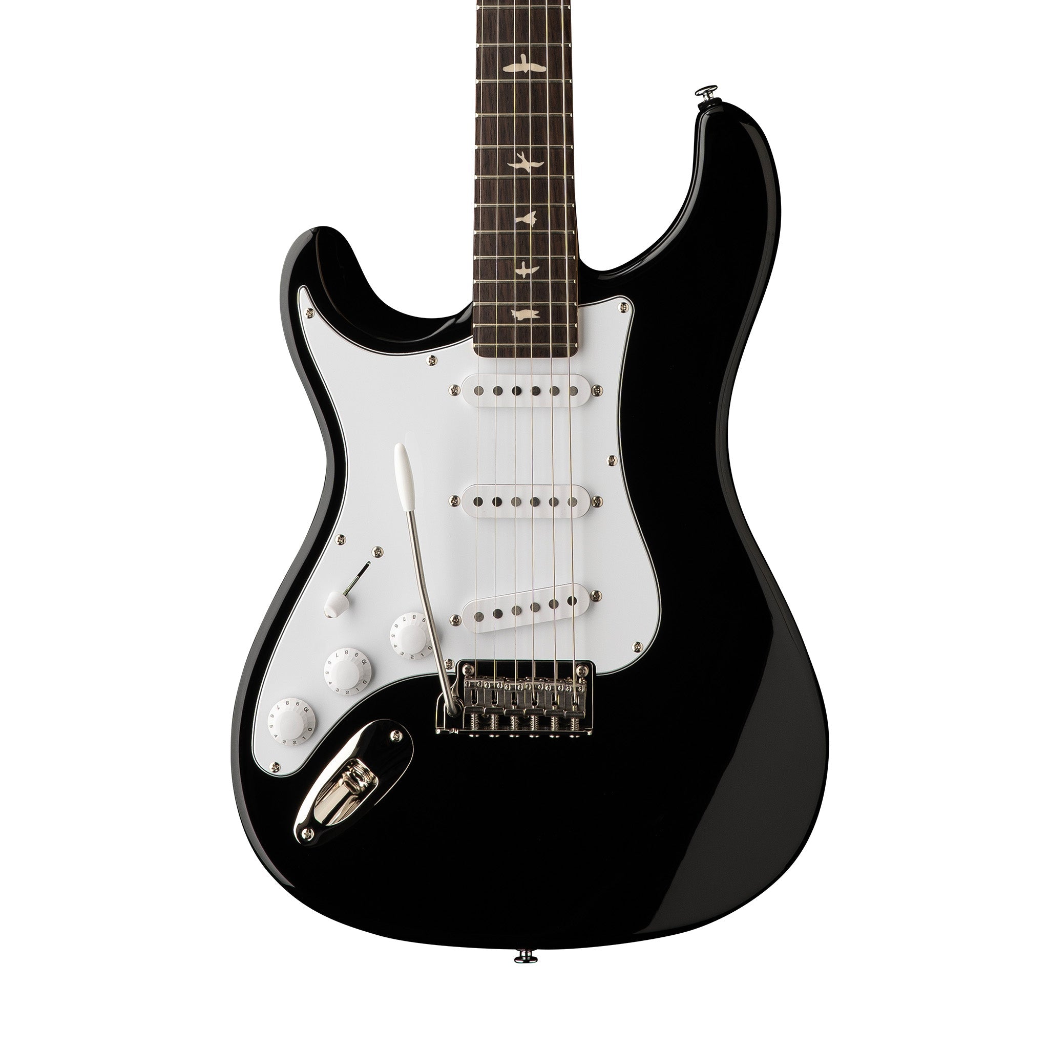 PRS SE Silver Sky Left-Handed Electric Guitar w/Bag, RW FB, Piano Black | Zoso Music Sdn Bhd