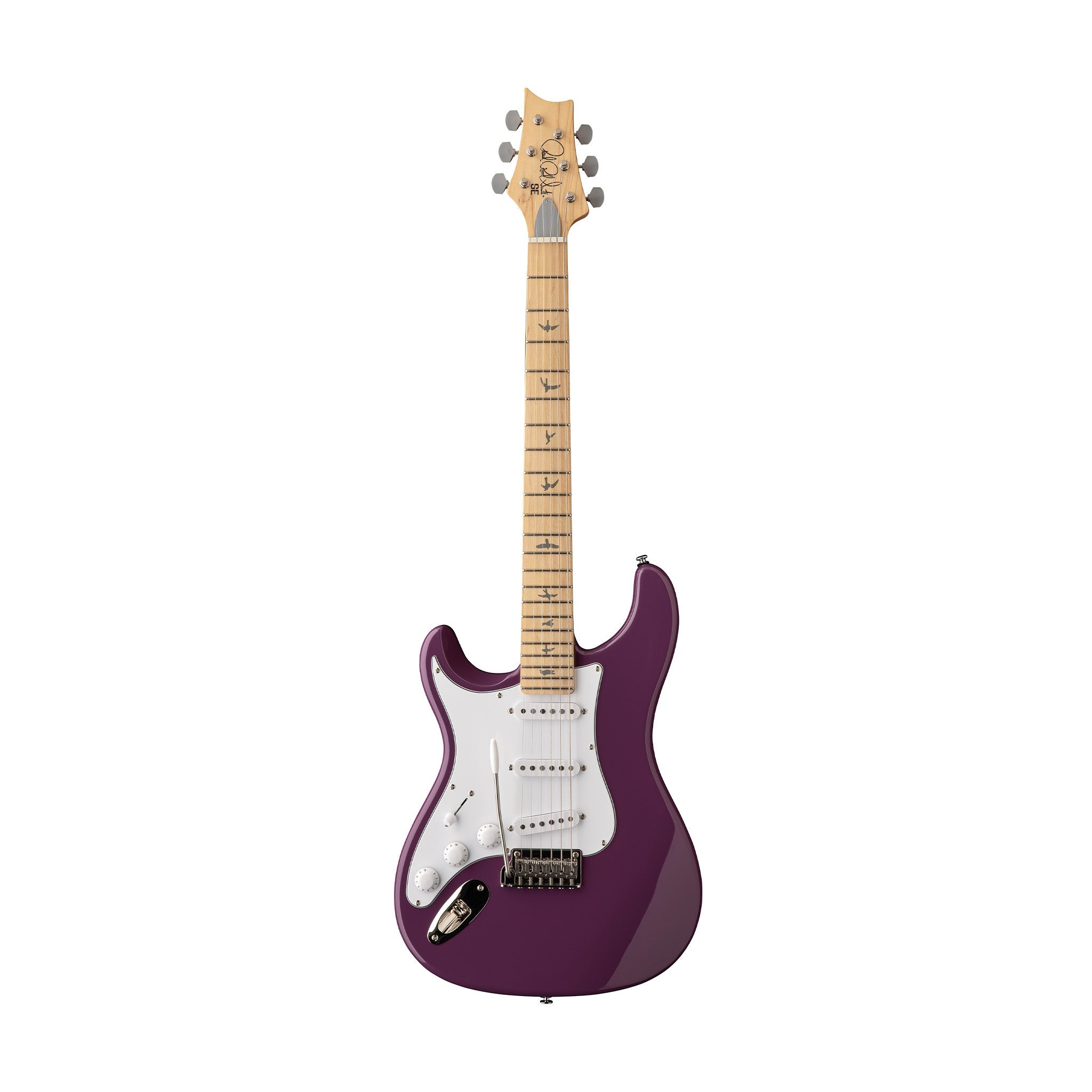PRS SE Silver Sky Left-Handed Electric Guitar w/Bag, Maple FB, Summit Purple |  PRS |  ELECTRIC GUITAR |  Zoso Music