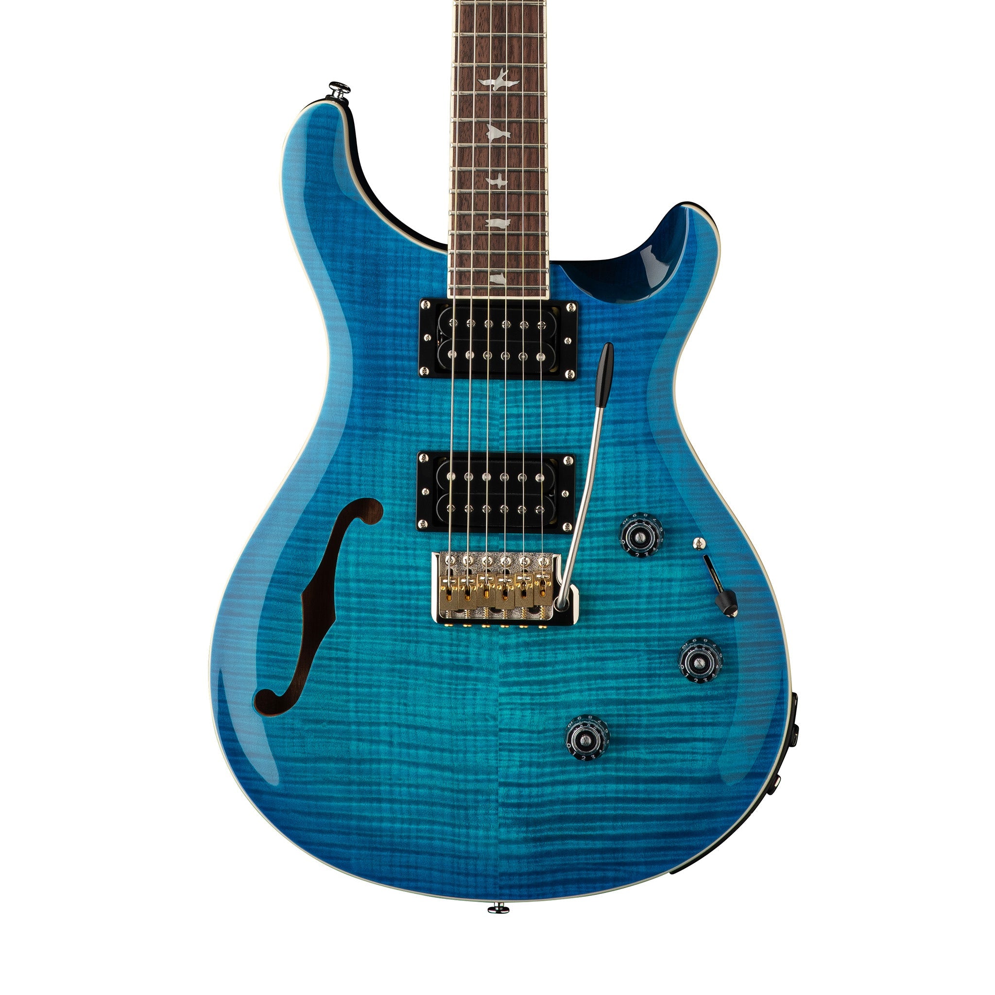 PRS SE Custom 24 Semi-Hollowbody Piezo, Lake Blue | Zoso Music Sdn Bhd