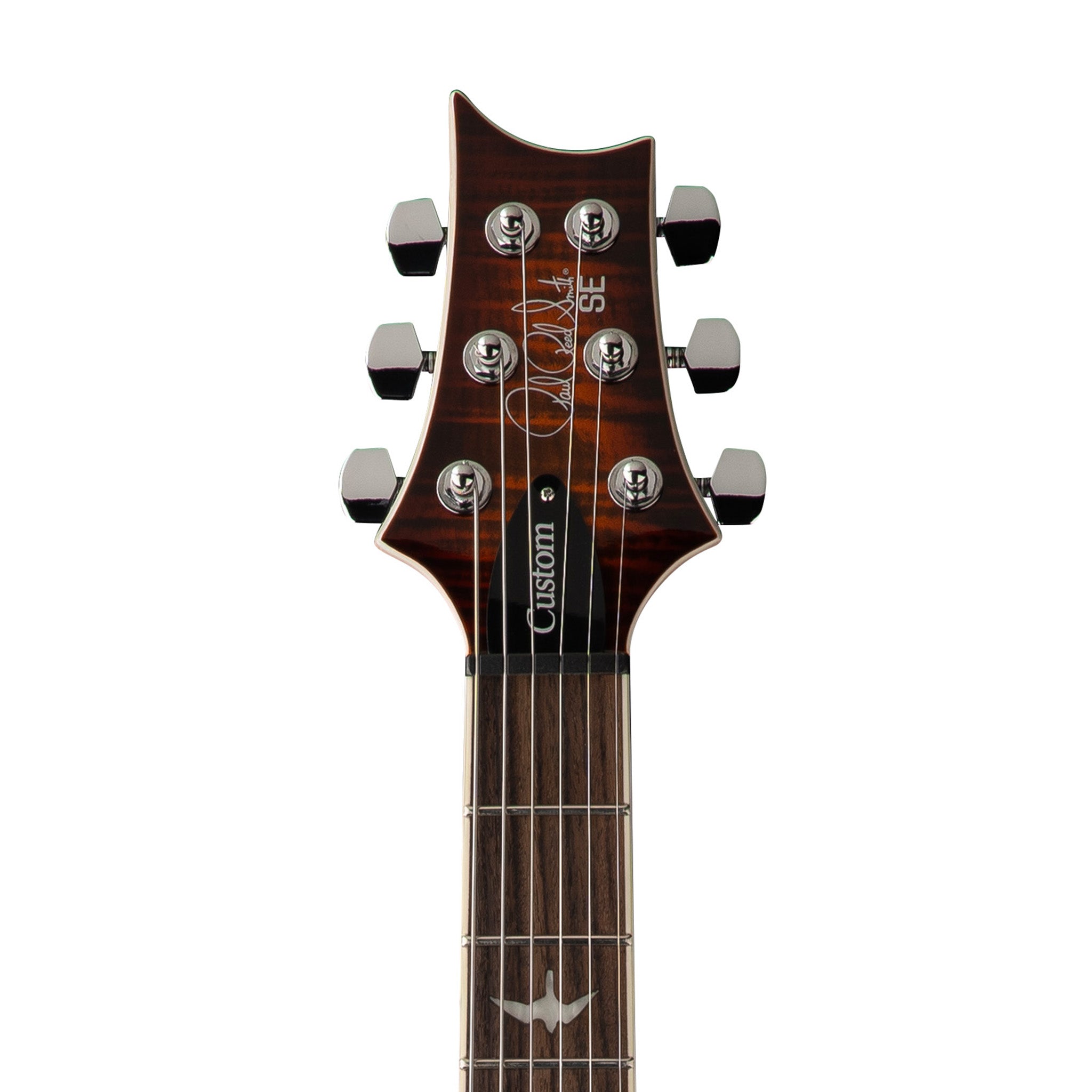 PRS SE Custom 24 Semi-Hollowbody Piezo, Orange Tiger Smokeburst |  PRS |  ELECTRIC GUITAR |  Zoso Music