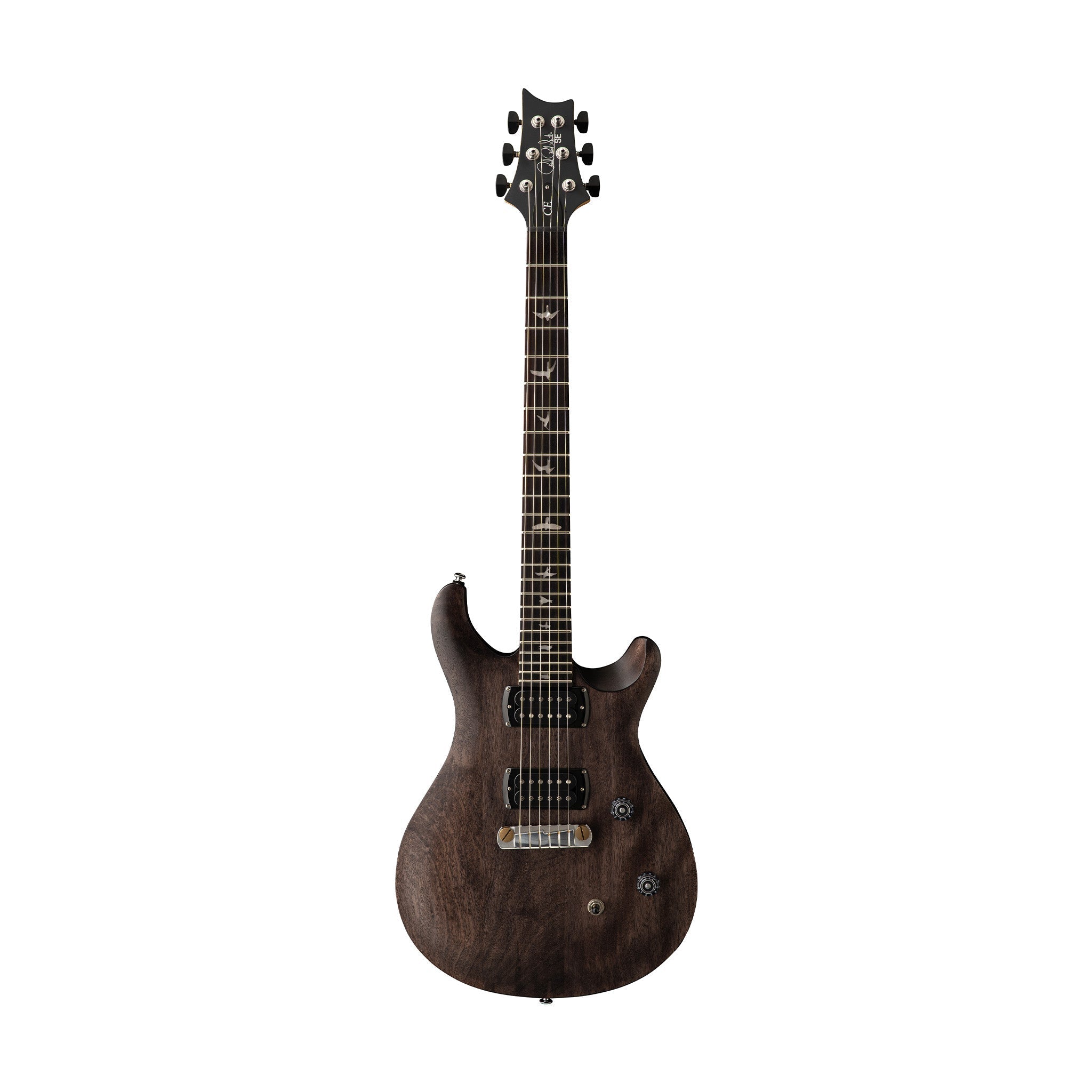 PRS SE CE24 Standard Stoptail Satin Electric Guitar, Charcoal |  PRS |  ELECTRIC GUITAR |  Zoso Music