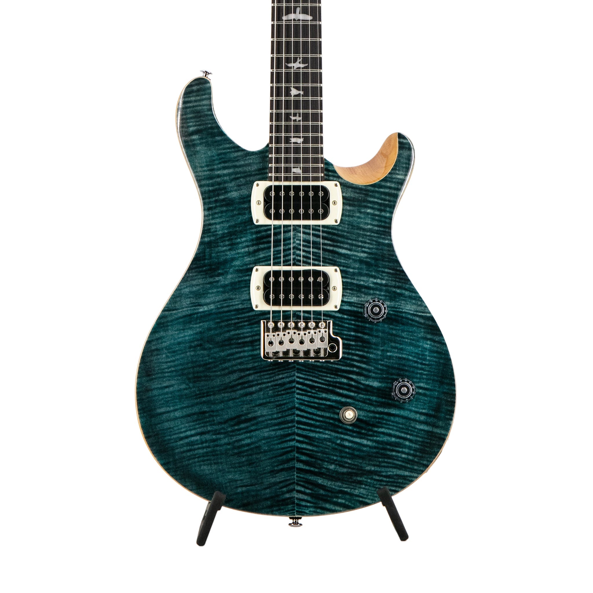 PRS SE CE24 Maple Top Electric Guitar, Maple FB, Slate Blue | Zoso Music Sdn Bhd