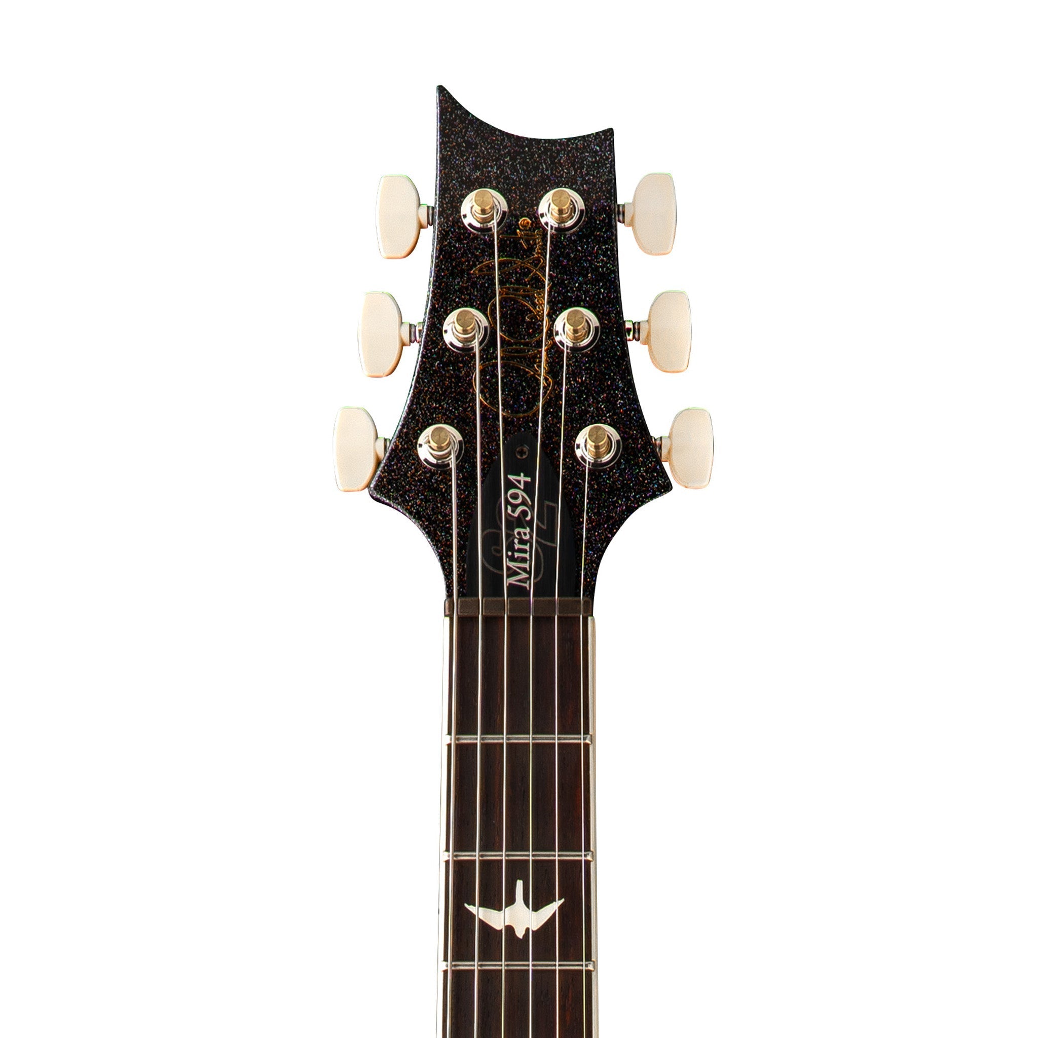 PRS S2 Mira 594 Electric Guitar, Black Rainbow Hollowflake |  PRS |  ELECTRIC GUITAR |  Zoso Music