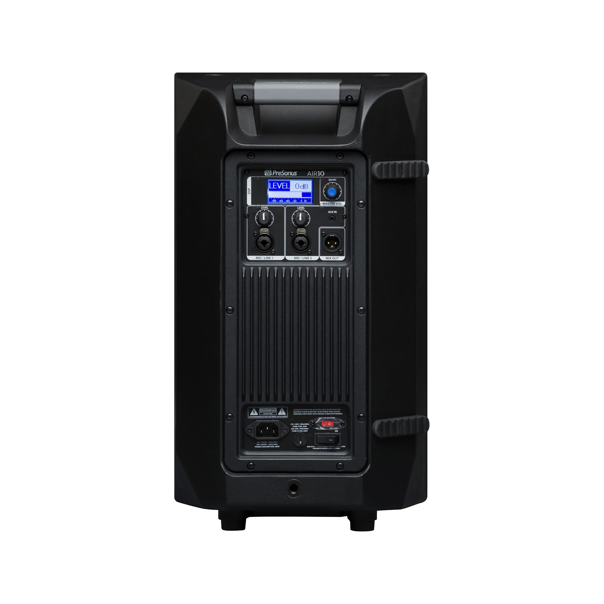 PreSonus AIR10 2-Way Rear View Zoso Music 