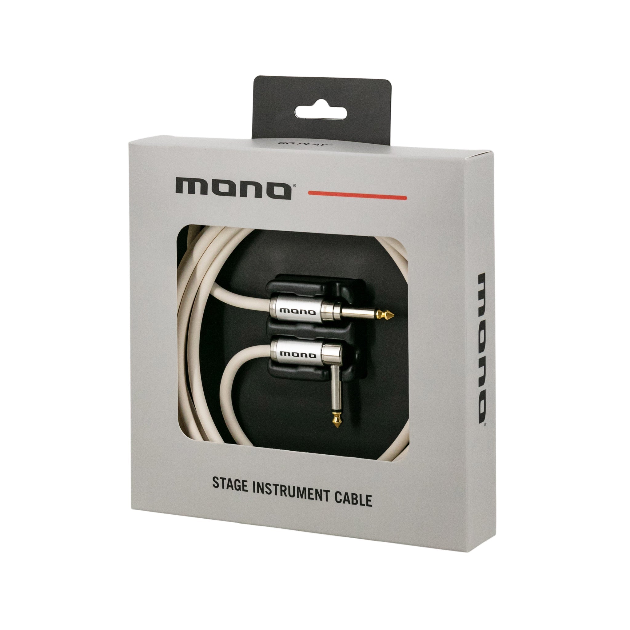 MONO Stage Instrument Cable, Standard Angled to Silent Connector |  MONO |  CABLES |  Zoso Music