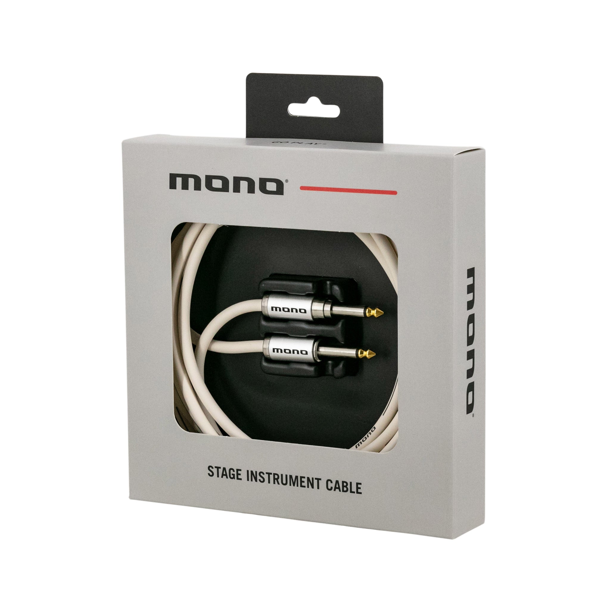 MONO Stage Instrument Cable, Standard Straight to Silent Connector |  MONO |  CABLES |  Zoso Music