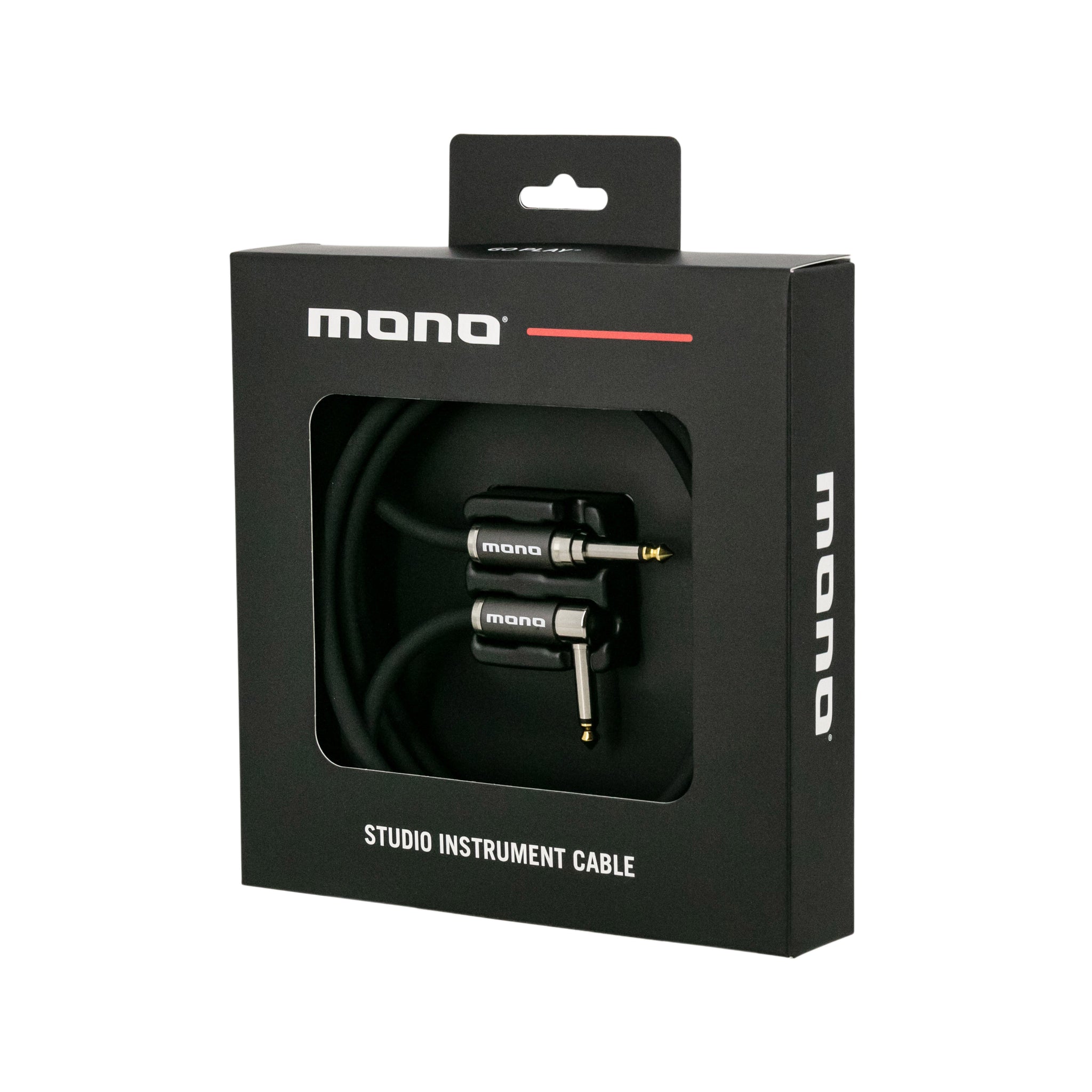 MONO Studio Instrument Cable, Standard Angled to Silent Connector |  MONO |  CABLES |  Zoso Music